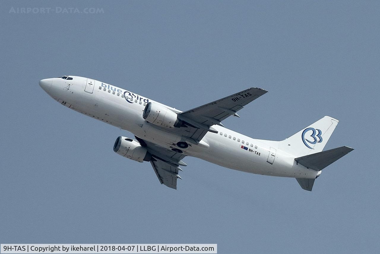 9H-TAS, 1990 Boeing 737-3Y0 C/N 24770, Flight to Napoli, Italia.