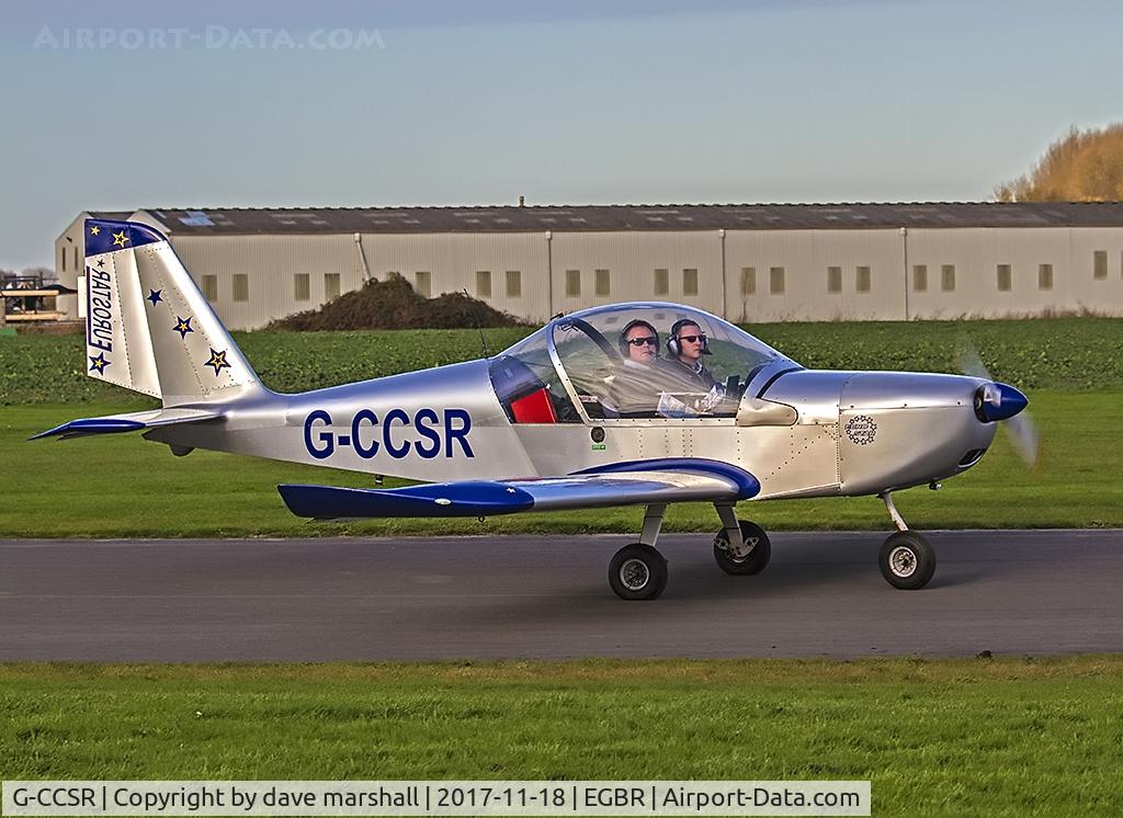G-CCSR, 2004 Aerotechnik EV-97A Eurostar C/N PFA 315-14174, Looking for a parking slot