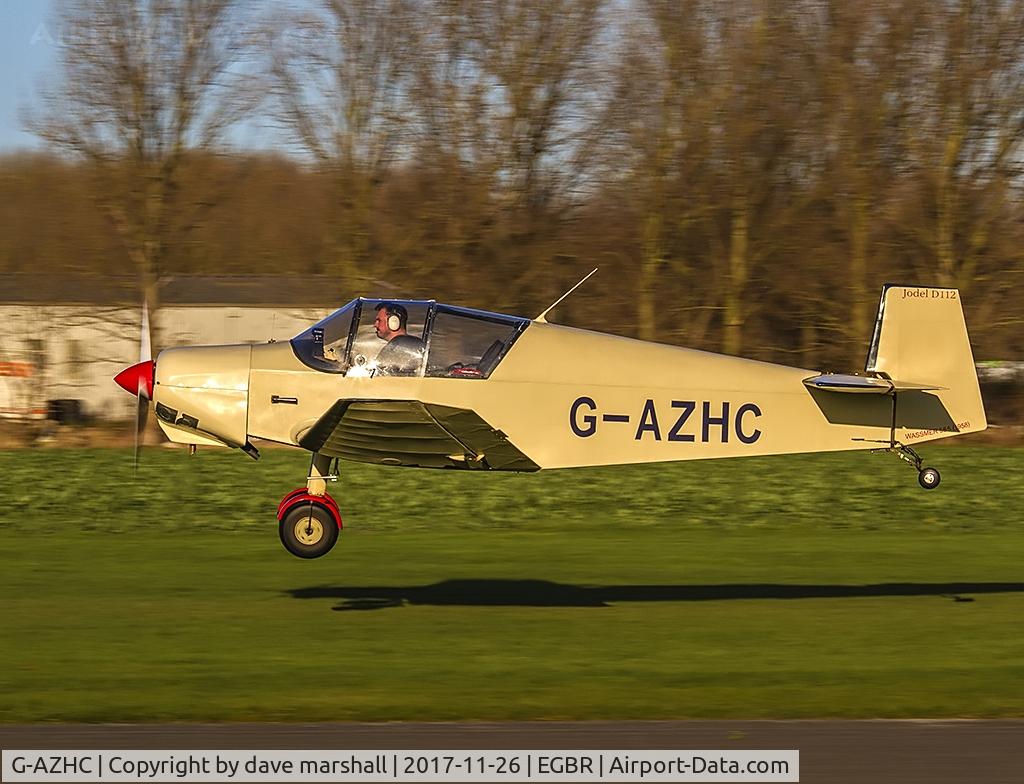 G-AZHC, 1958 Wassmer (Jodel) D-112 Club C/N 585, Departing