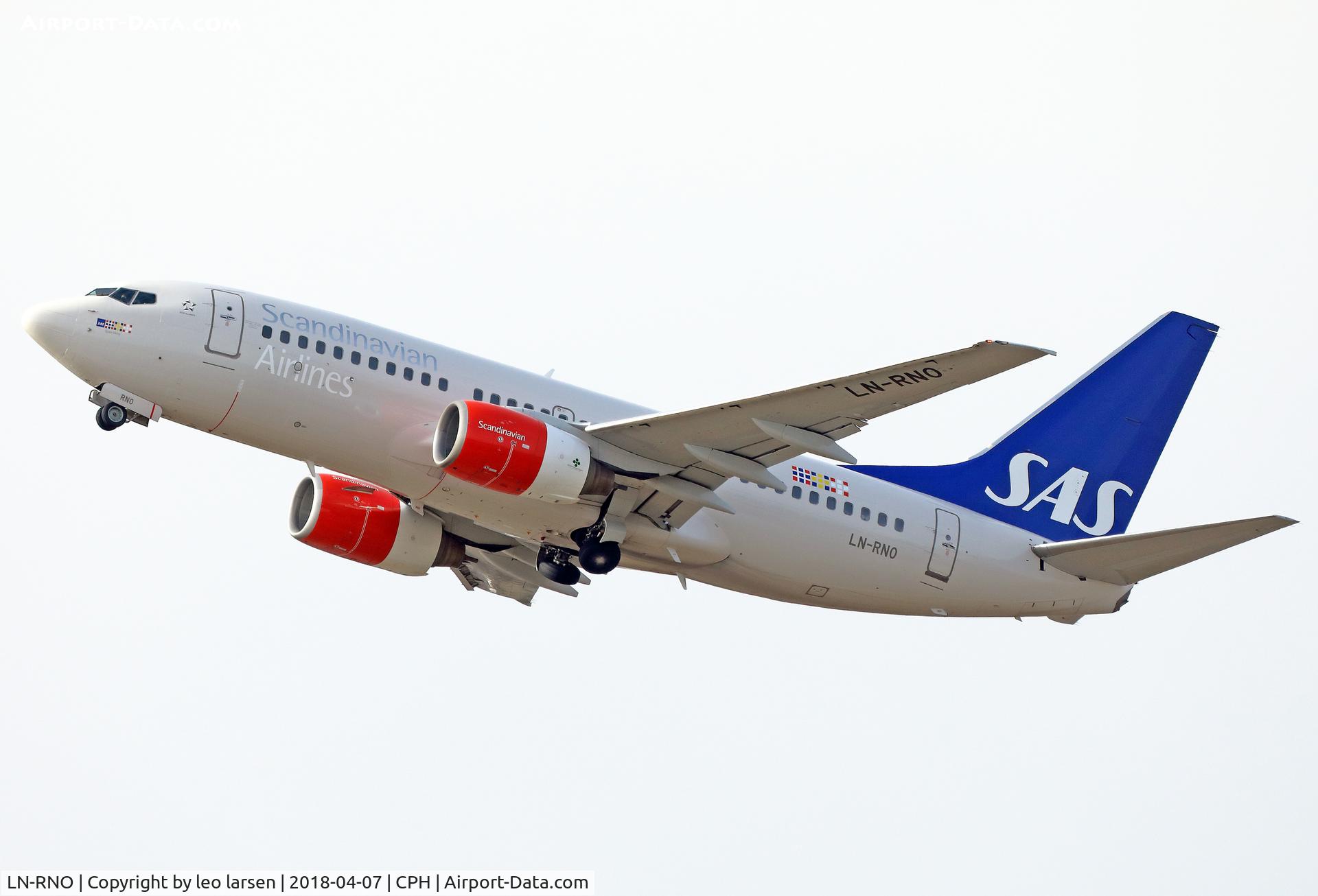 LN-RNO, 1999 Boeing 737-783 C/N 28316, Copenhagen 7.4.2018