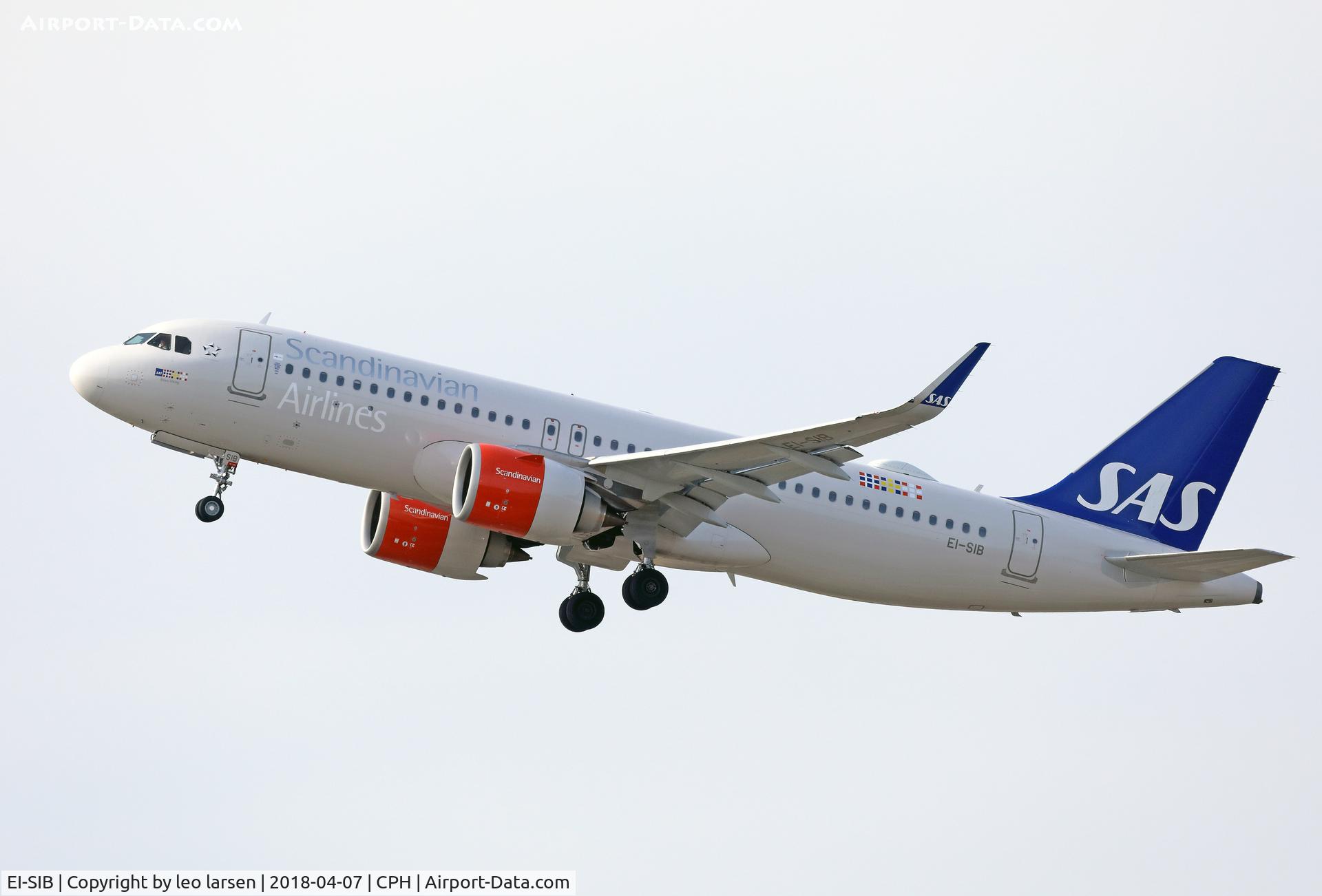 EI-SIB, 2017 Airbus A320-251N C/N 7951, Copenhagen 7.4.2018
