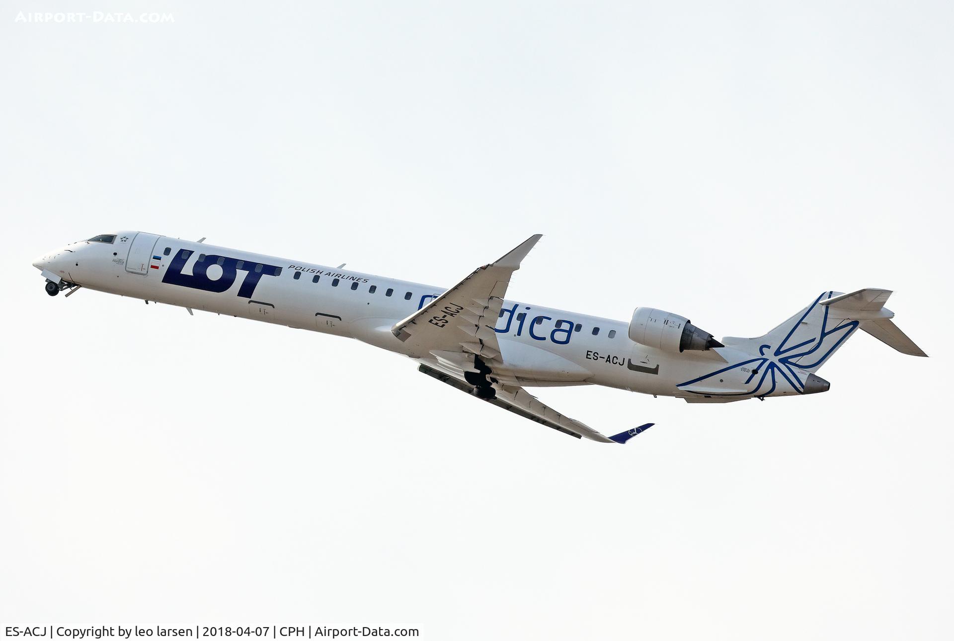 ES-ACJ, 2010 Bombardier CRJ-900LR (CL-600-2D24) C/N 15250, Copenhagen 7.4.2018