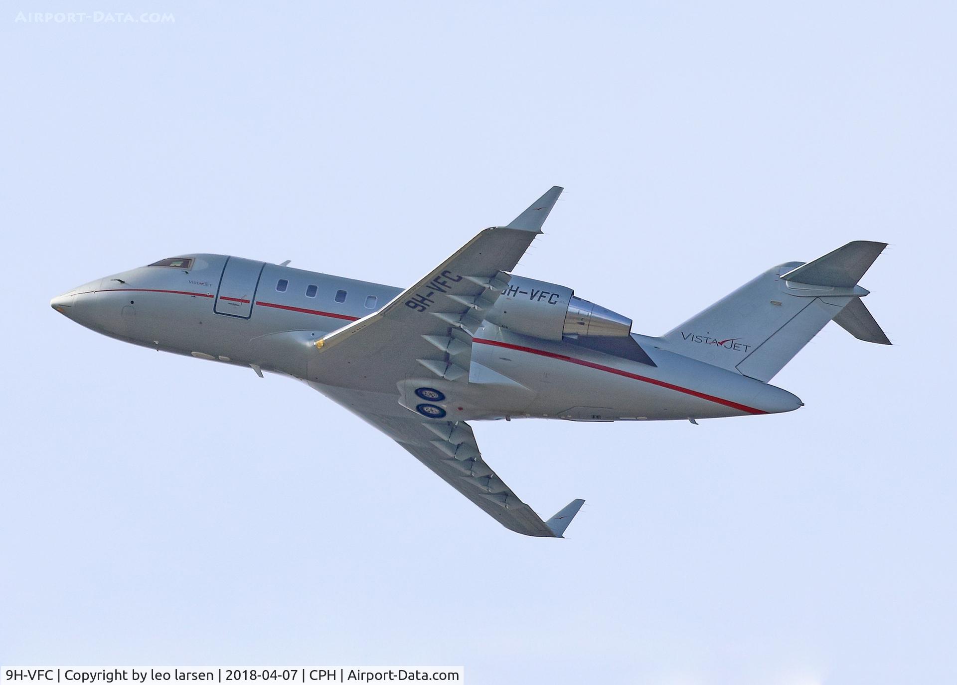 9H-VFC, 2015 Bombardier Challenger 605 (CL-600-2B16) C/N 5972, Copenhagen 7.4.2018