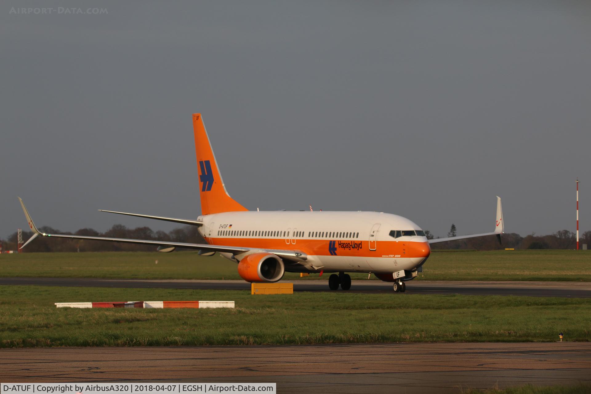 D-ATUF, 2006 Boeing 737-8K5 C/N 34687, Retro Hapag Lloyd in for repaint