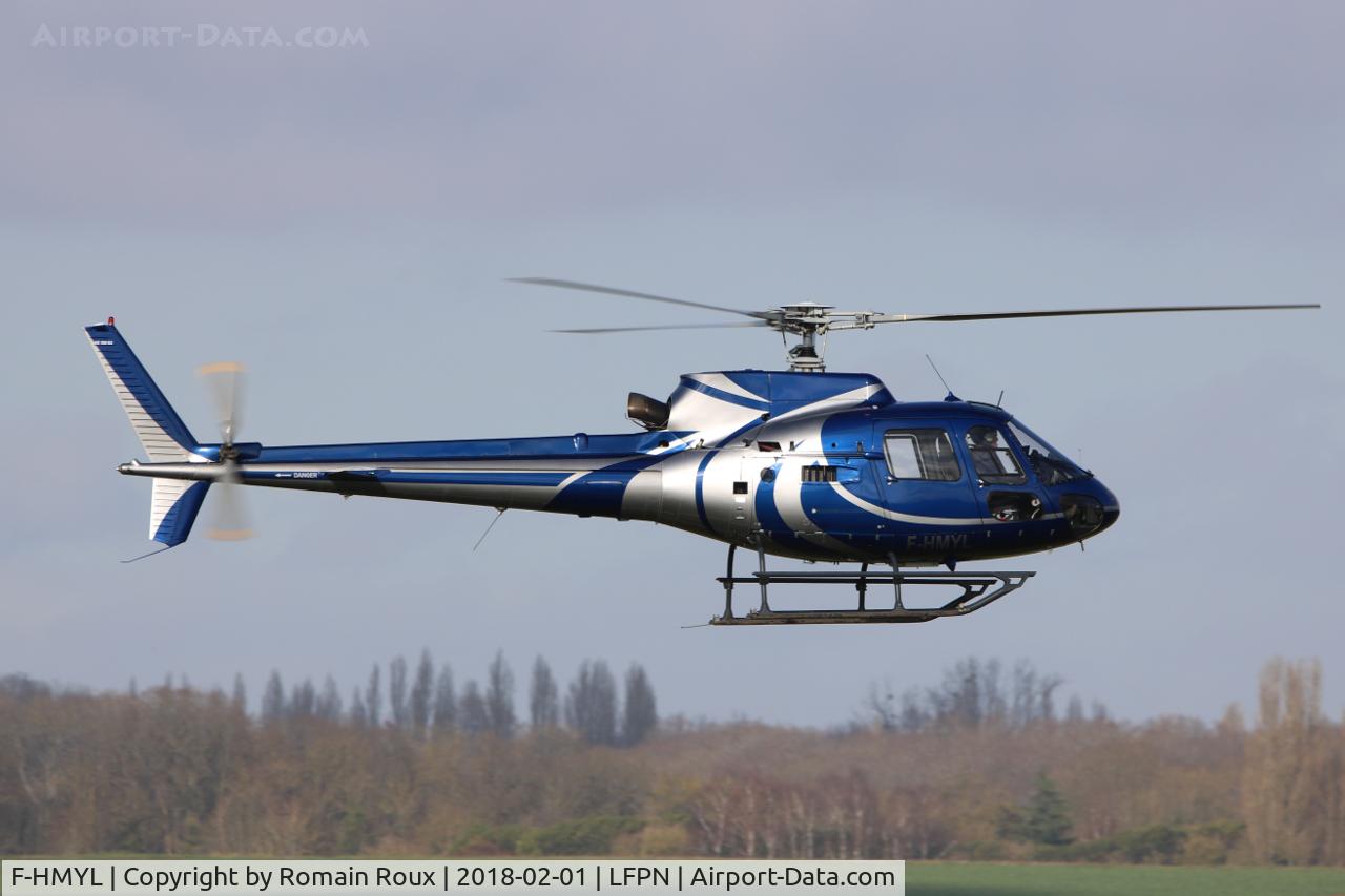 F-HMYL, Aerospatiale AS-350B-2 Ecureuil C/N 3581, Landing