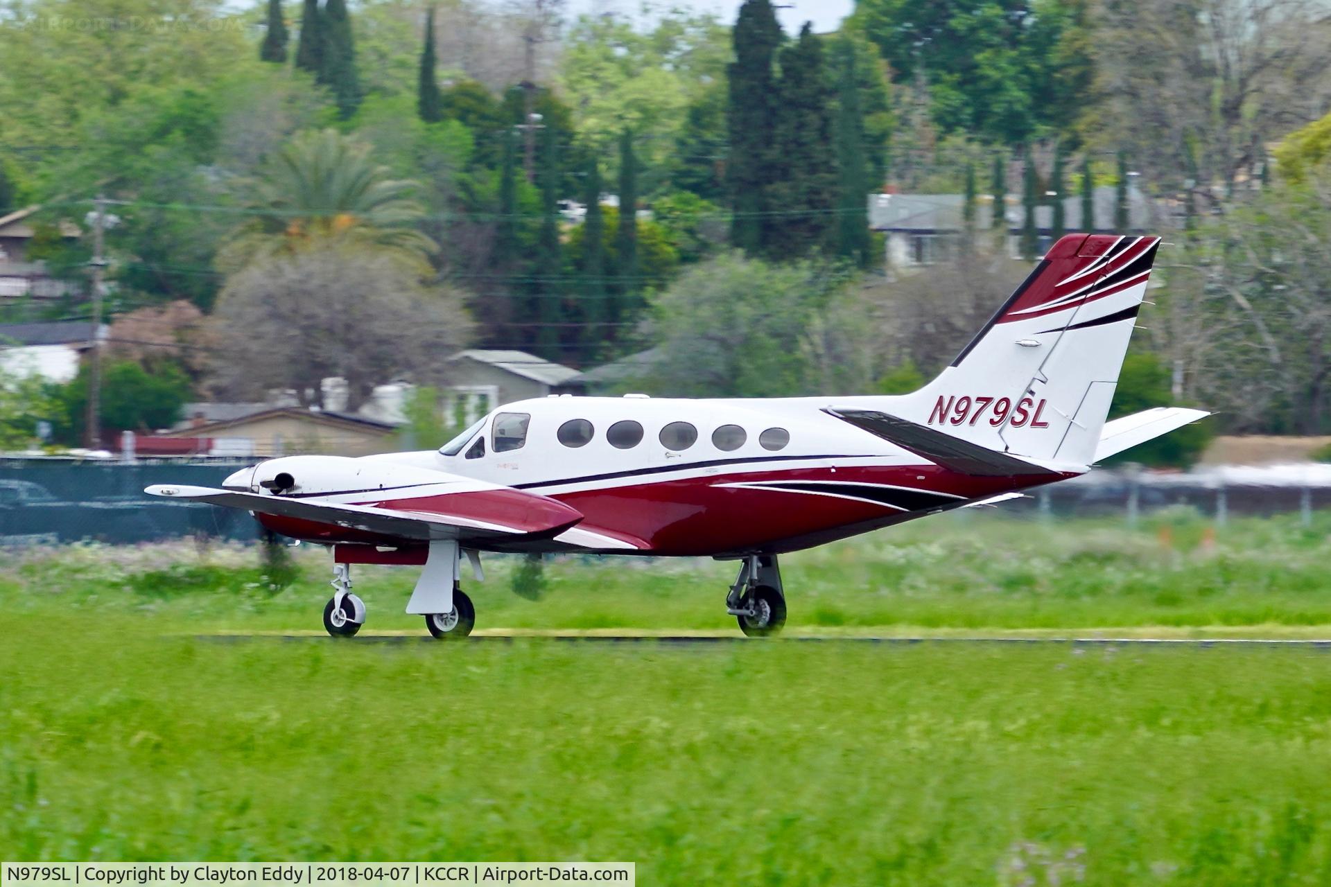 N979SL, 1981 Cessna 425 Conquest I C/N 425-0143, Buchanan Field Concord California 2018.