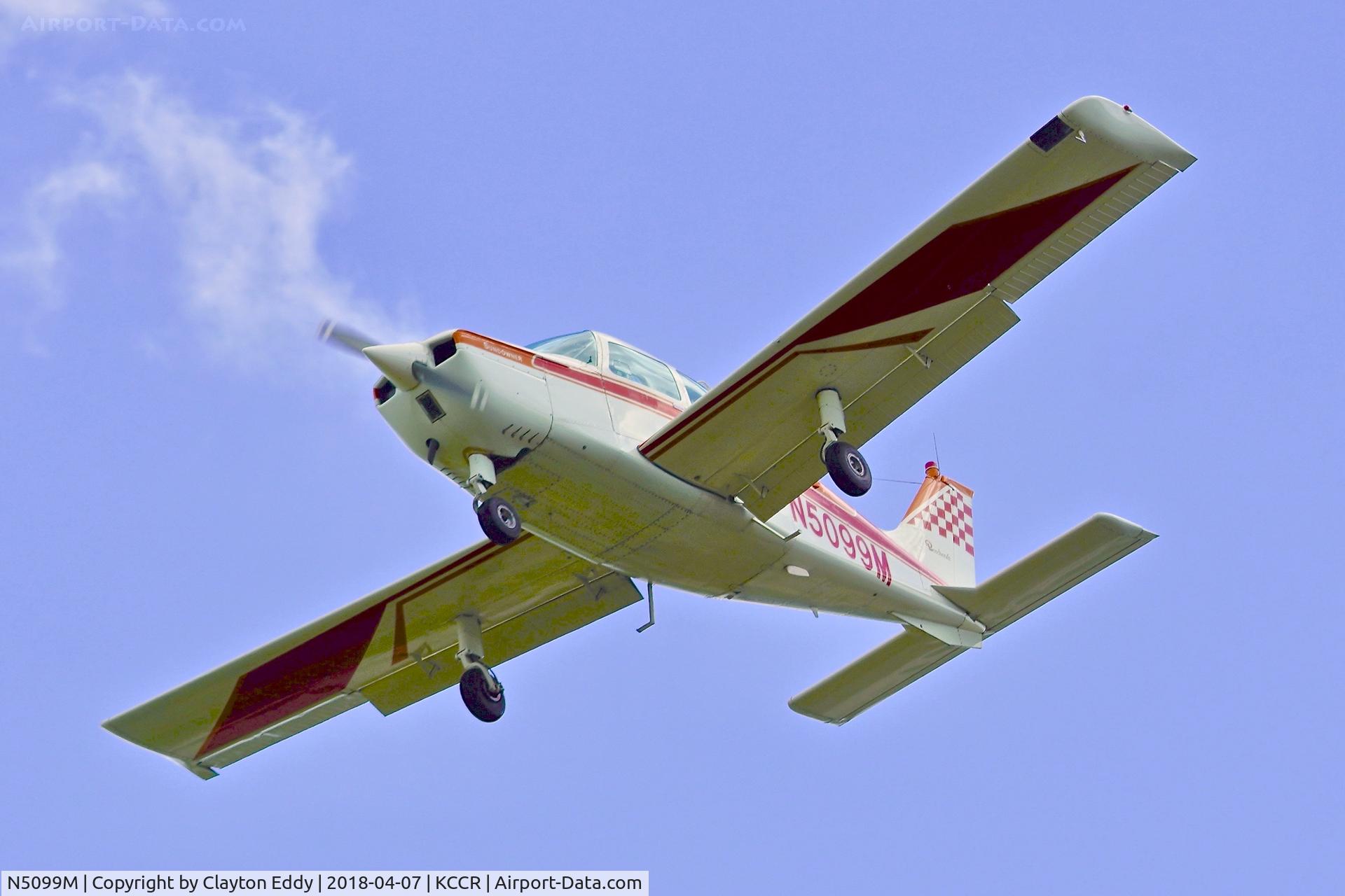 N5099M, 1978 Beech C23 Sundowner 180 C/N M-2028, Buchanan Field Concord California 2018.