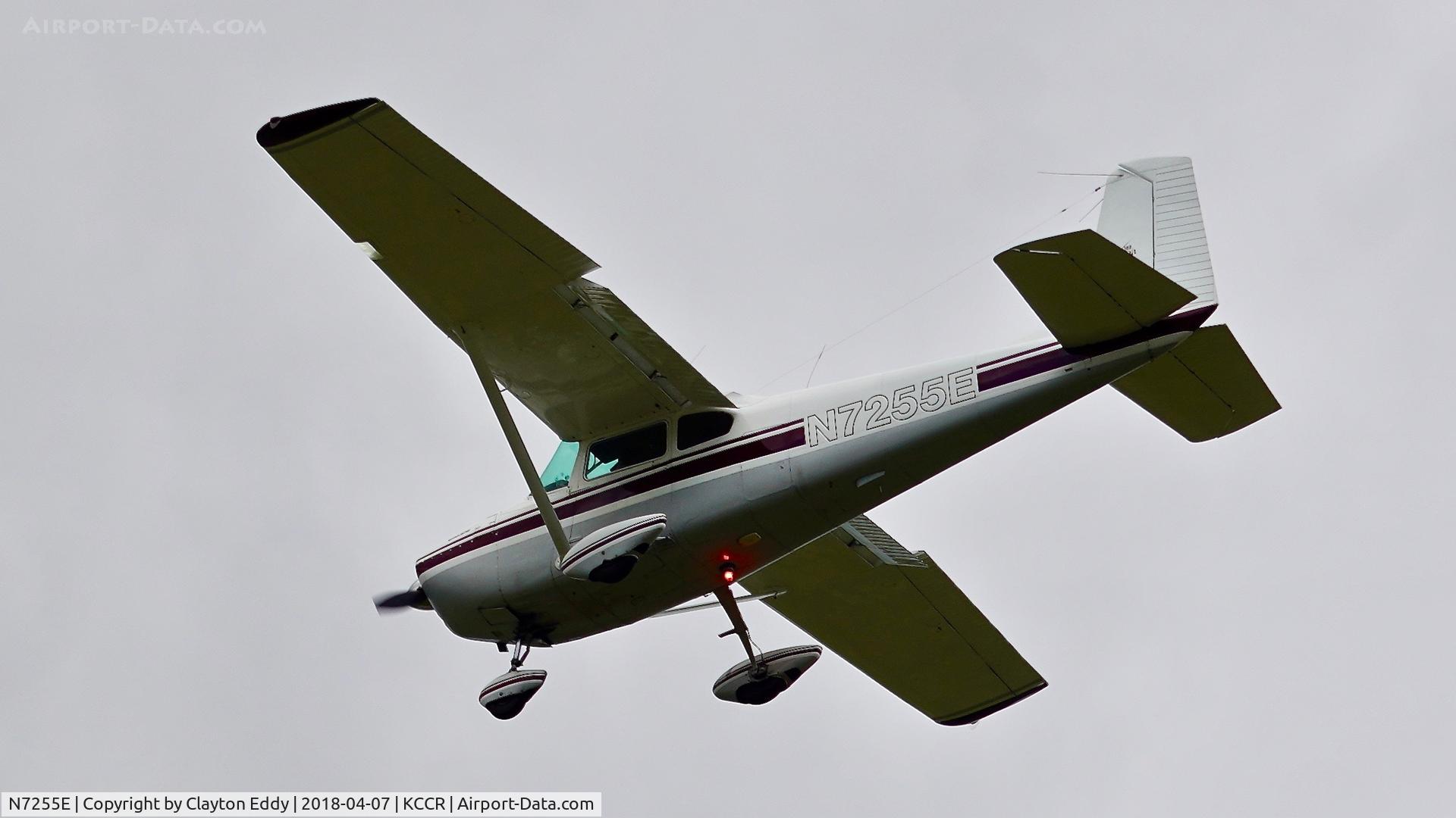 N7255E, 1959 Cessna 182B Skylane C/N 52255, Buchanan Field Concord California 2018.