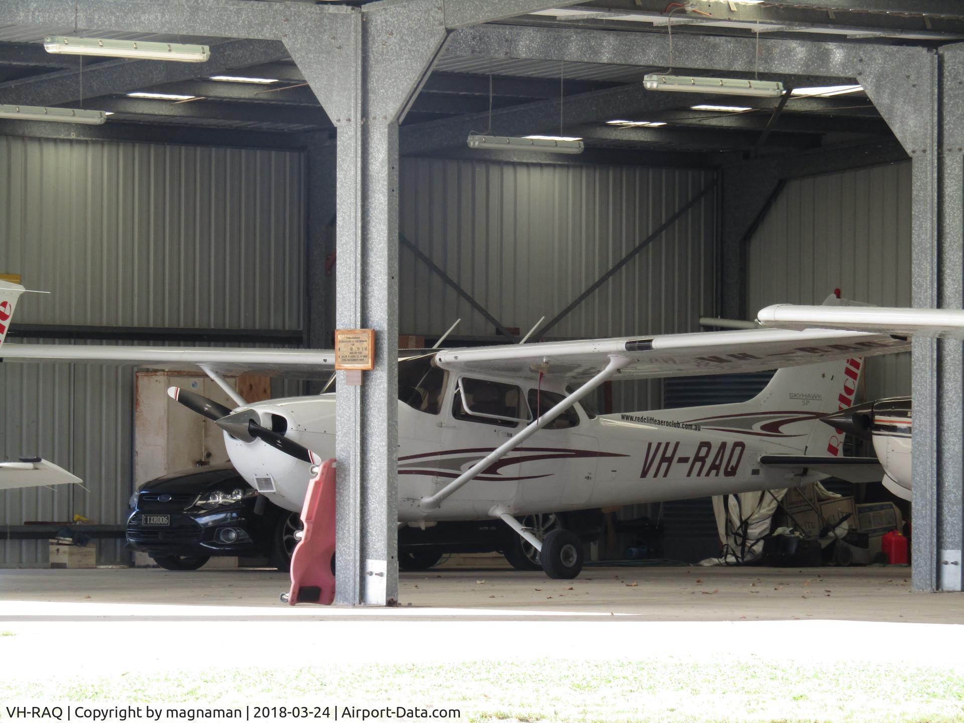 VH-RAQ, Cessna 172S C/N 172S9798, in club hangar