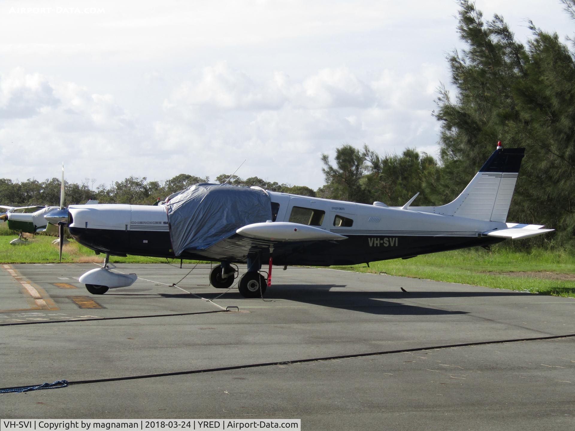 VH-SVI, 1974 Piper PA-32-300 Cherokee Six Cherokee Six C/N 32-7440092, stretched cherokee at Recliffe