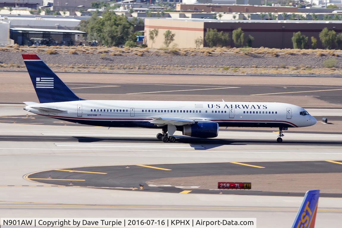 N901AW, 1985 Boeing 757-2S7 C/N 23321, Broken up at KGYR in 2017.  It flew for approximately 31 years.
