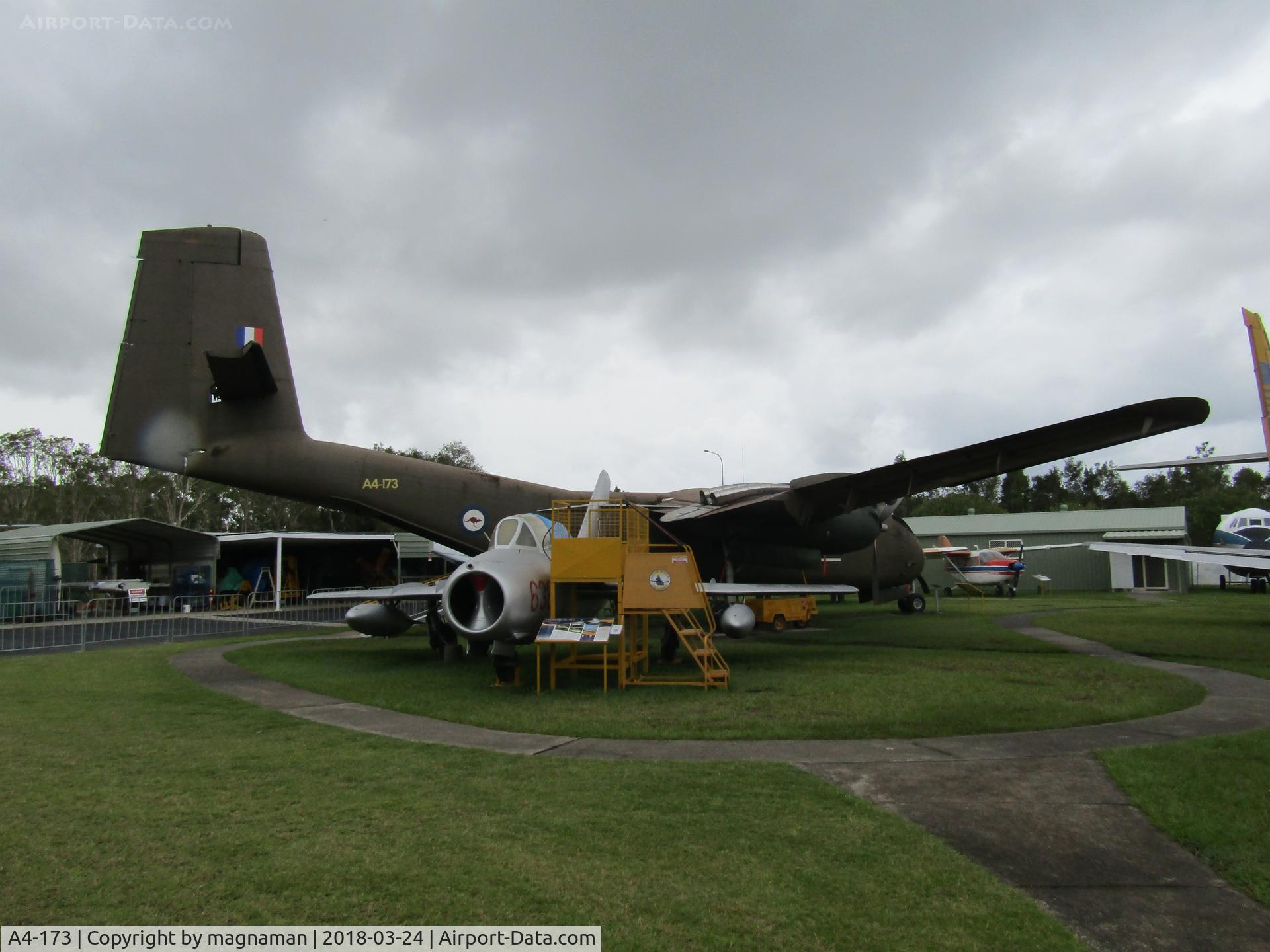 A4-173, 1964 De Havilland Canada DHC-4A Caribou C/N 173, At Caloundra Museum