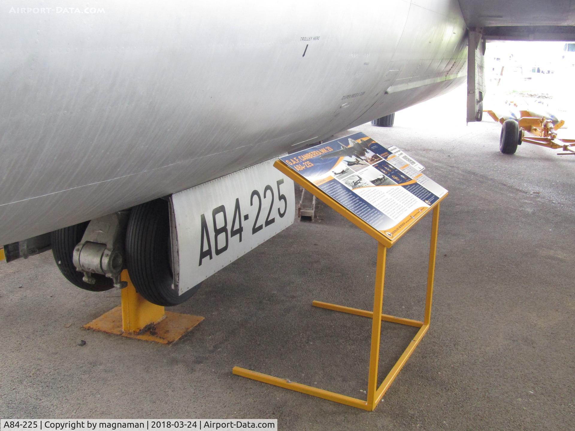 A84-225, 1955 English Electric Canberra B.20 C/N 25, Just checking the reggie