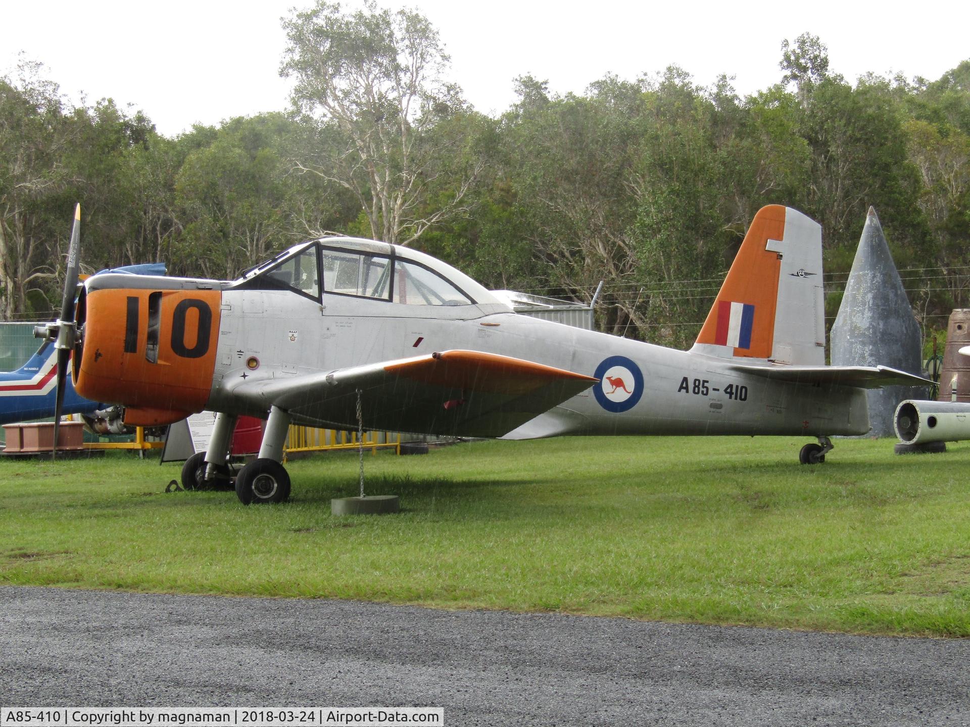 A85-410, 1955 Commonwealth CA-25 Winjeel C/N CA25-10, At Caloundra Museum