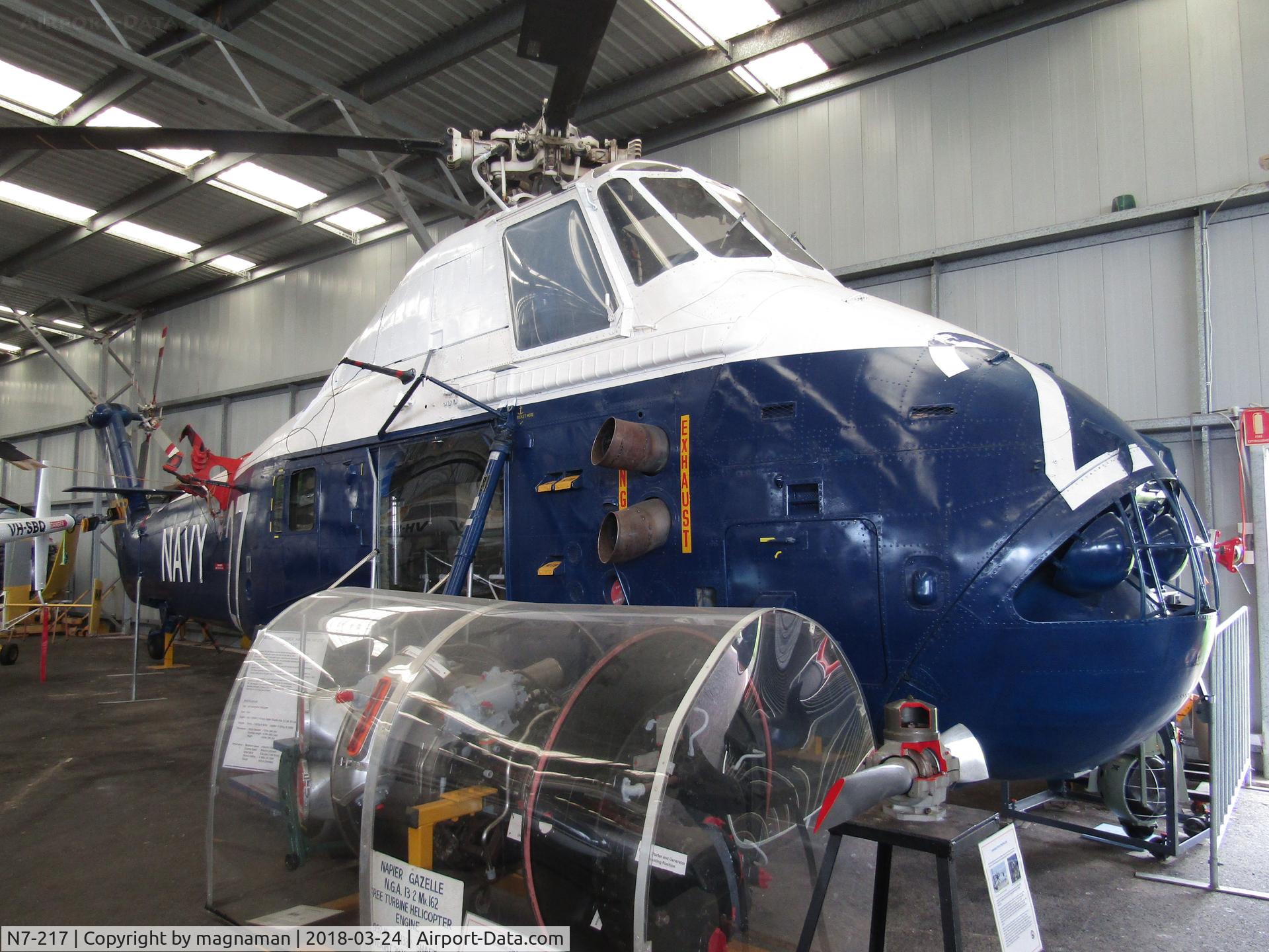 N7-217, Westland Wessex HAS.31A C/N WA217, At Caloundra Musuem