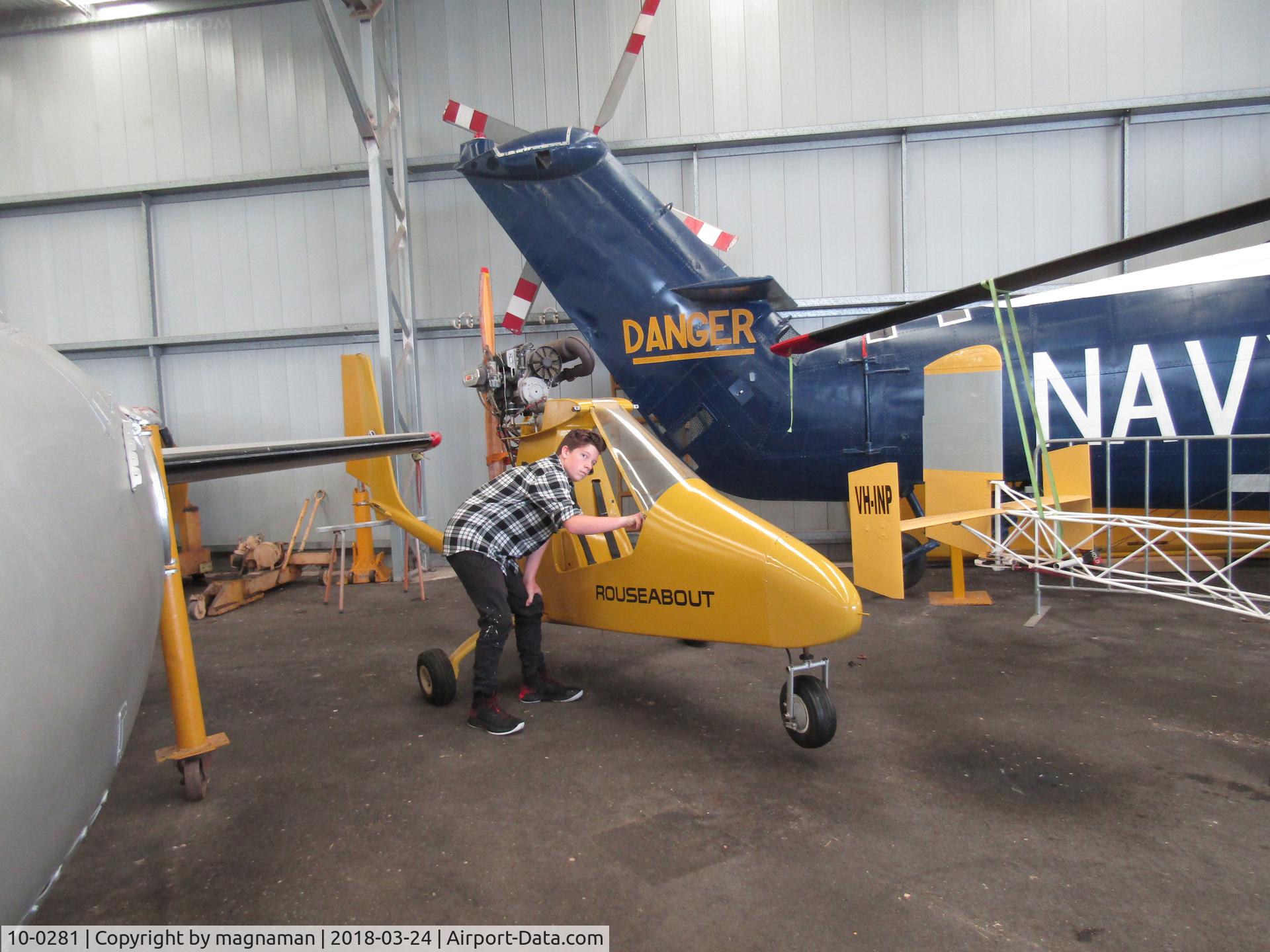 10-0281, Seabird Aviation Rouseabout C/N 003, Unique exhibit at Caloundra Museum