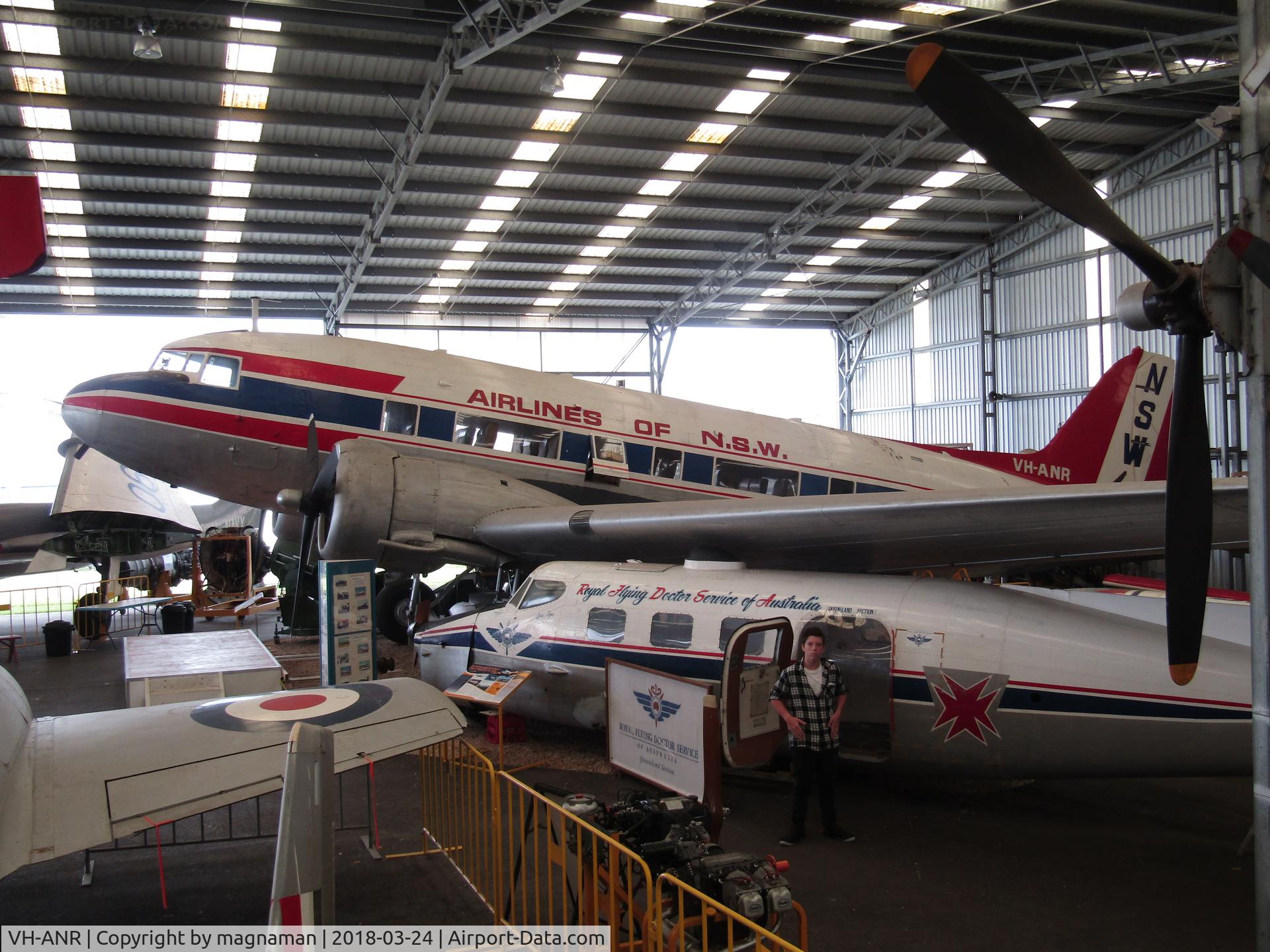 VH-ANR, 1937 Douglas DC-3-194B C/N 1944, Apparently the oldest DC-3 in Oz - at Caloundra Museum