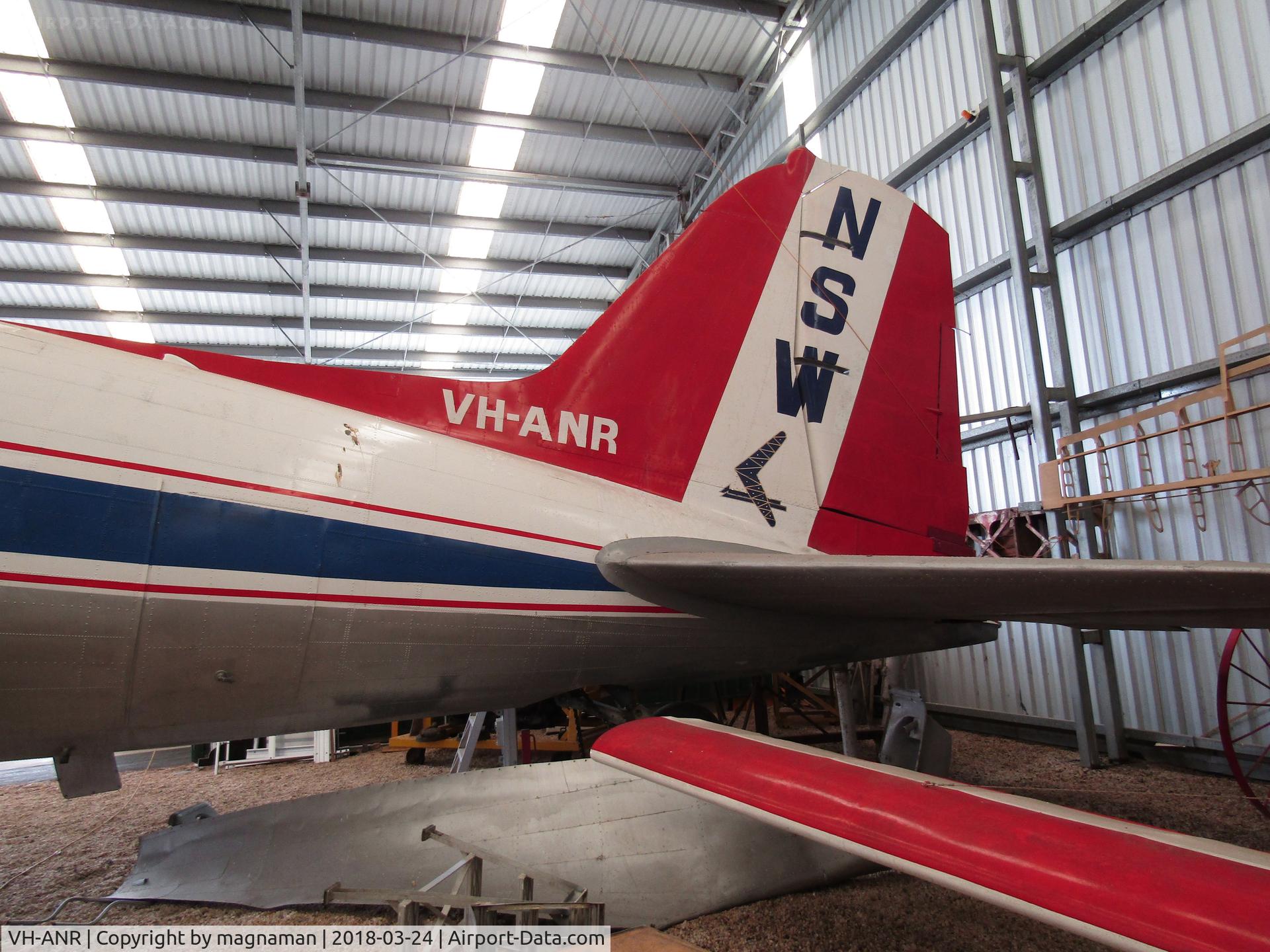 VH-ANR, 1937 Douglas DC-3-194B C/N 1944, At Caloundra Museum