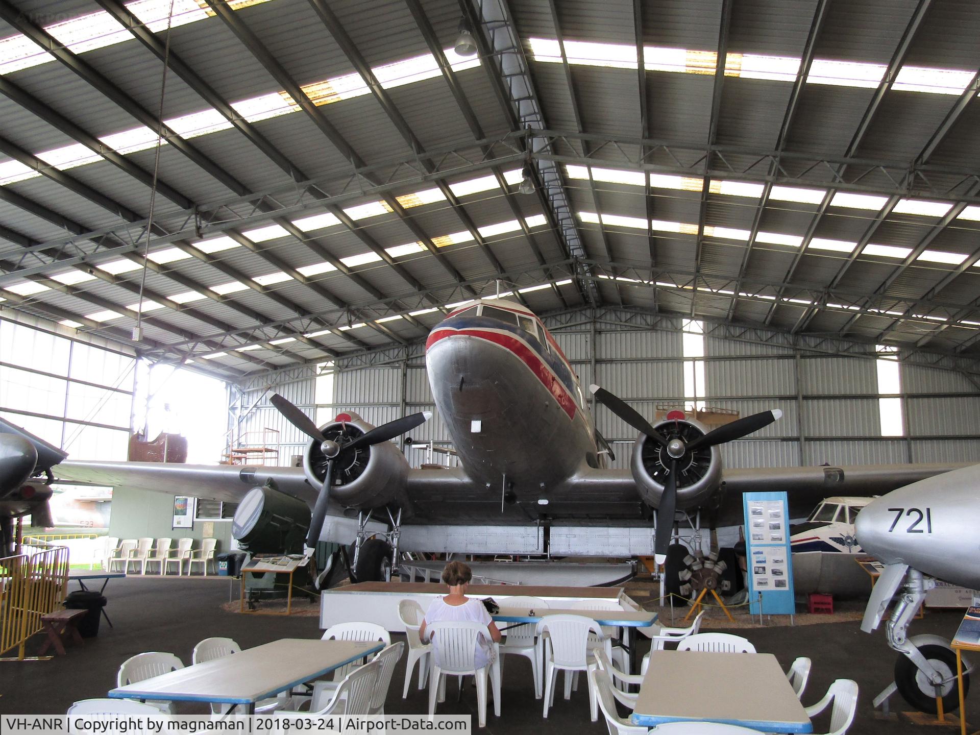 VH-ANR, 1937 Douglas DC-3-194B C/N 1944, Nice spot for a cup of tea