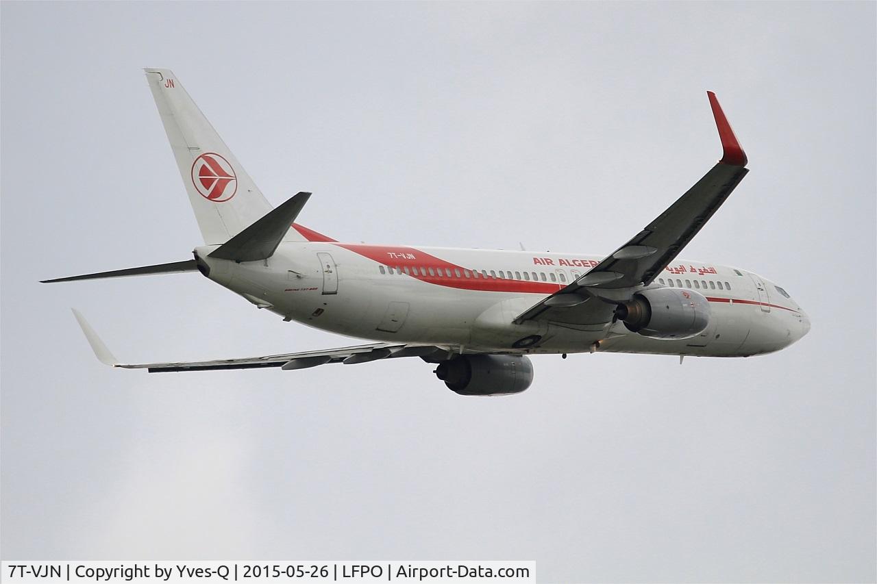 7T-VJN, 2001 Boeing 737-8D6 C/N 30206, Boeing 737-8D6, Take off rwy 08, Paris-Orly airport (LFPO-ORY)