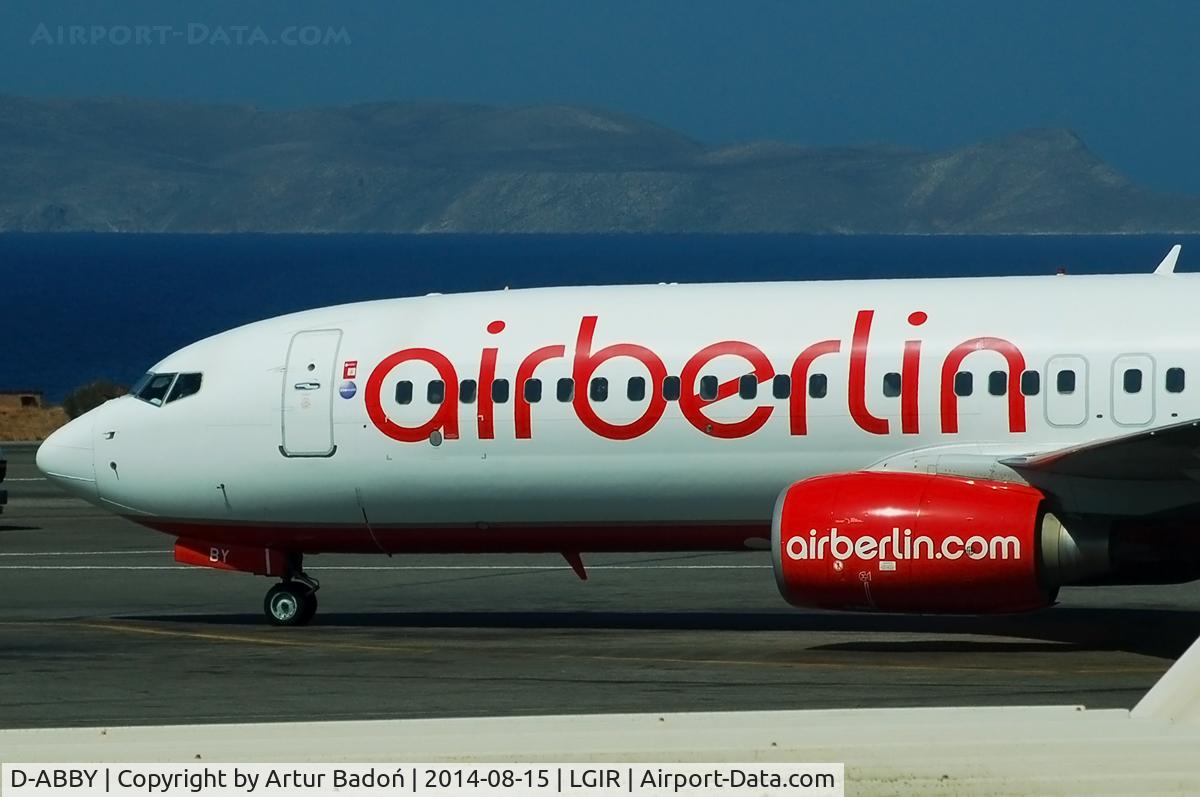 D-ABBY, 2007 Boeing 737-86J C/N 34970, Air Berlin