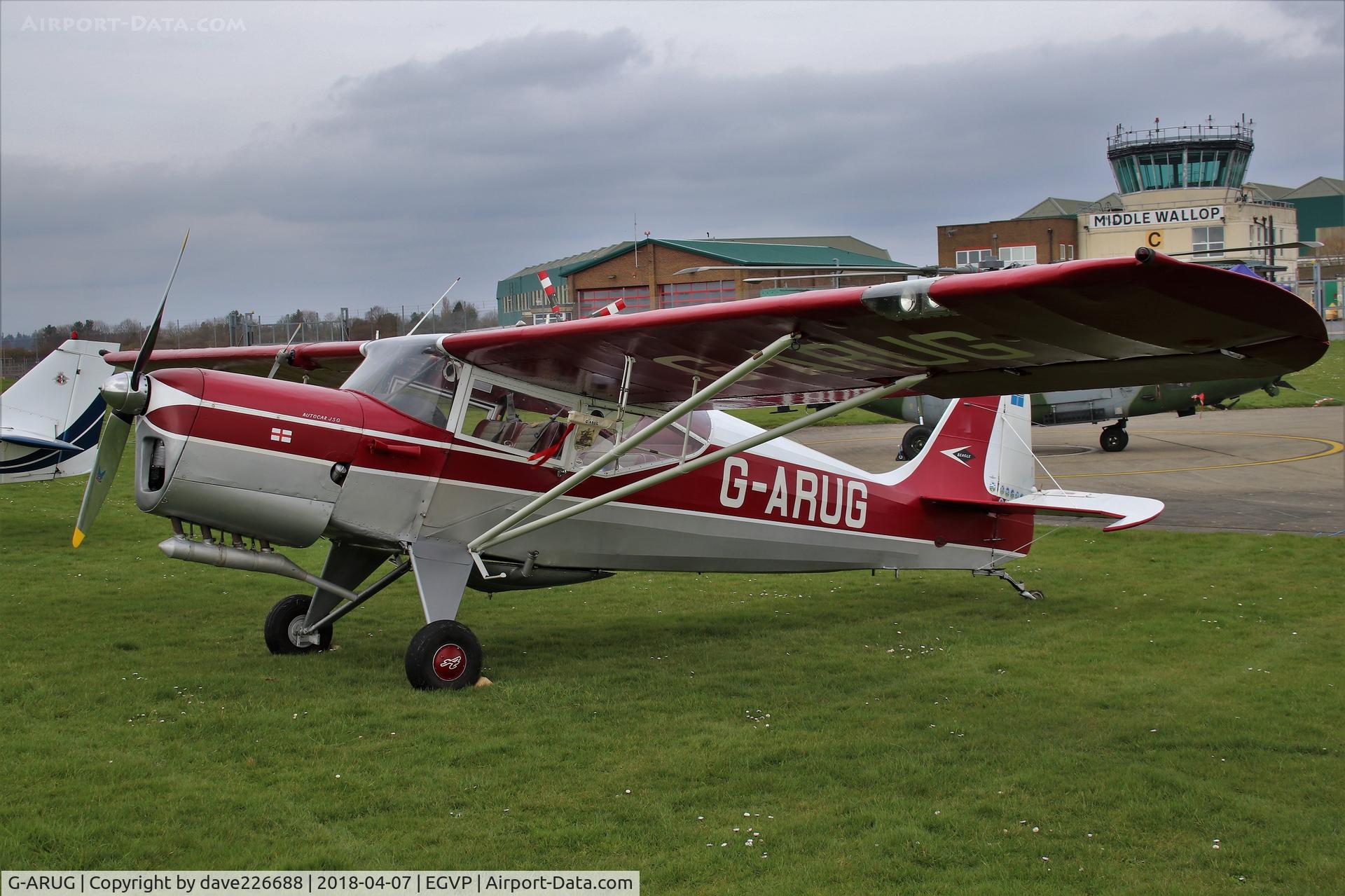 G-ARUG, 1961 Auster J-5G Cirrus Autocar C/N 3272, Auster J-5G at the Auster 80th celebratio at EGVP - Middle Wallop
