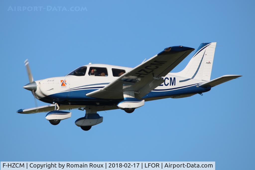 F-HZCM, 2007 Piper PA-28-181 Archer C/N 2843657, Landing
