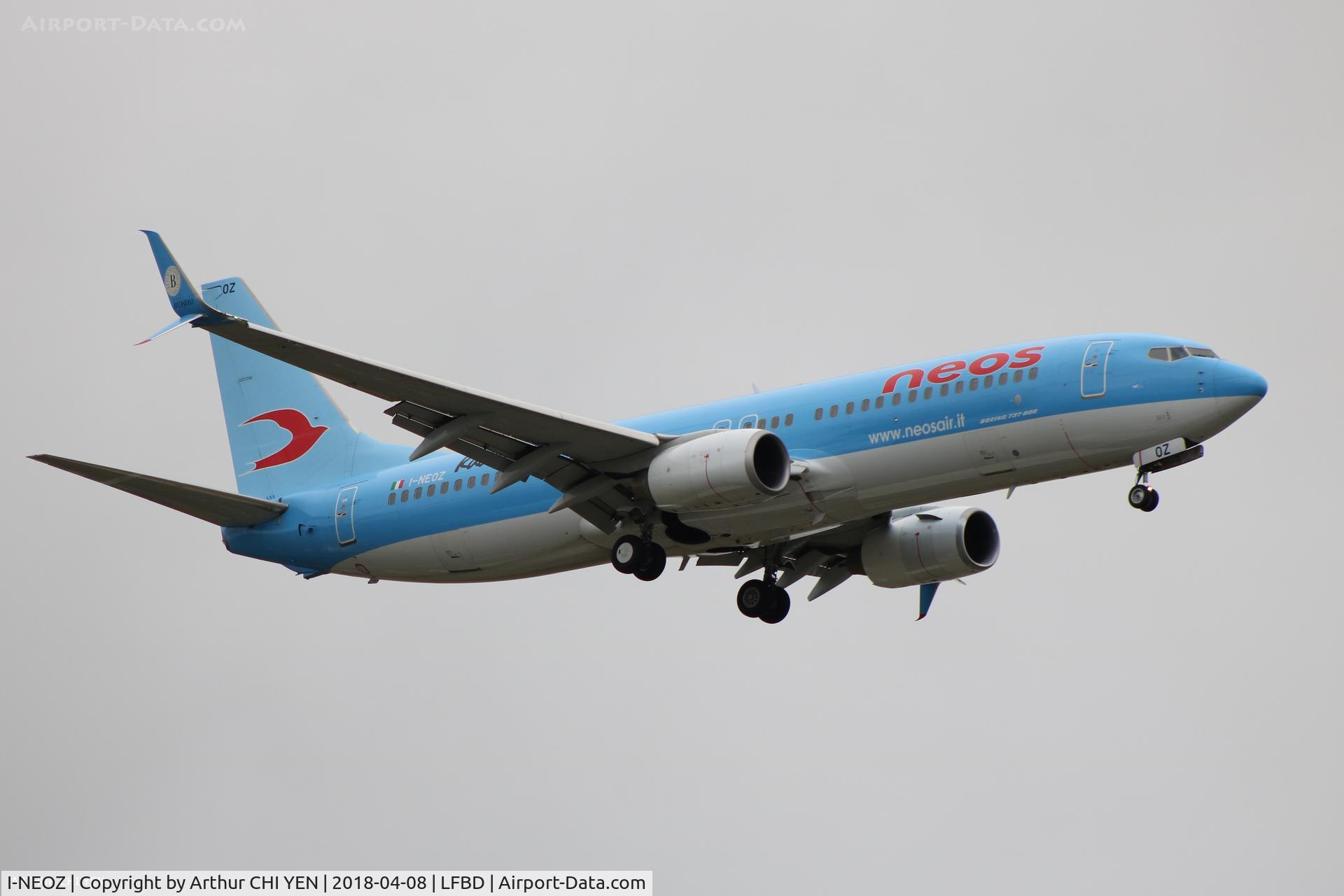 I-NEOZ, 2006 Boeing 737-86N C/N 34257, From Barcelona (flight for Vueling)