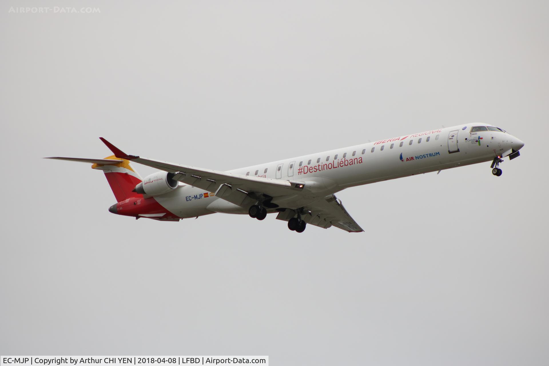 EC-MJP, 2016 Bombardier CRJ-1000ER NG (CL-600-2E25) C/N 19046, From Madrid