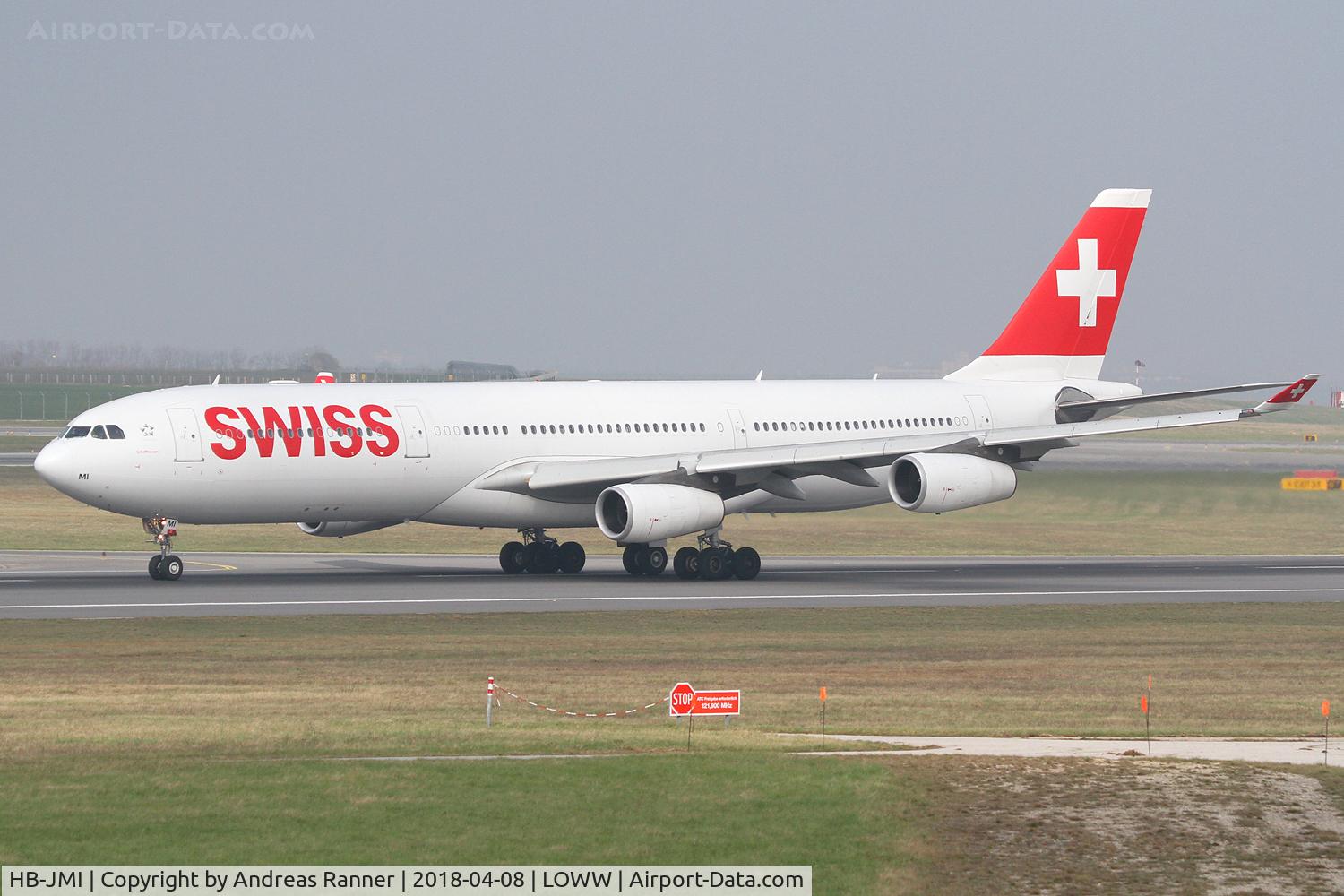HB-JMI, 2004 Airbus A340-313 C/N 598, Swiss A340