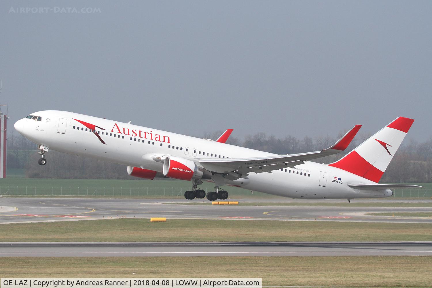 OE-LAZ, 1999 Boeing 767-3Z9 C/N 30331, Austrian Airlines Boeing 767