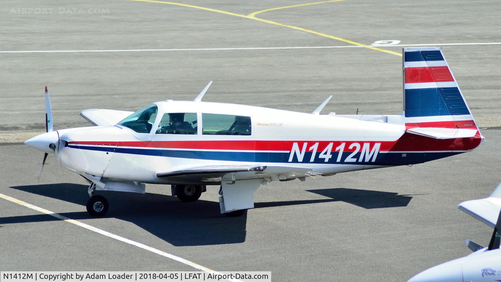 N1412M, 1988 Mooney M20J 201 201 C/N 24-1639, N1412M