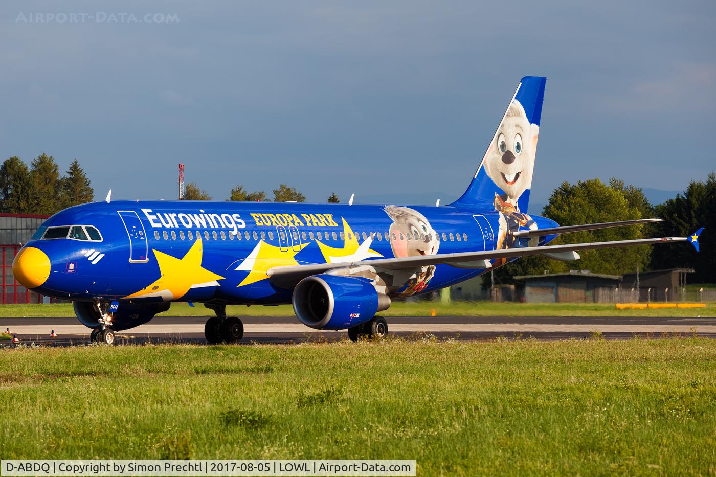 D-ABDQ, 2007 Airbus A320-214 C/N 3121, D-ABDQ @ Linz Airport