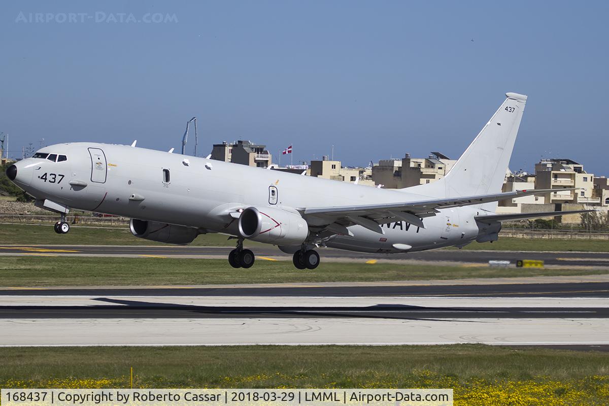 168437, 2012 Boeing P-8A Poseidon C/N 40817, Runway 31