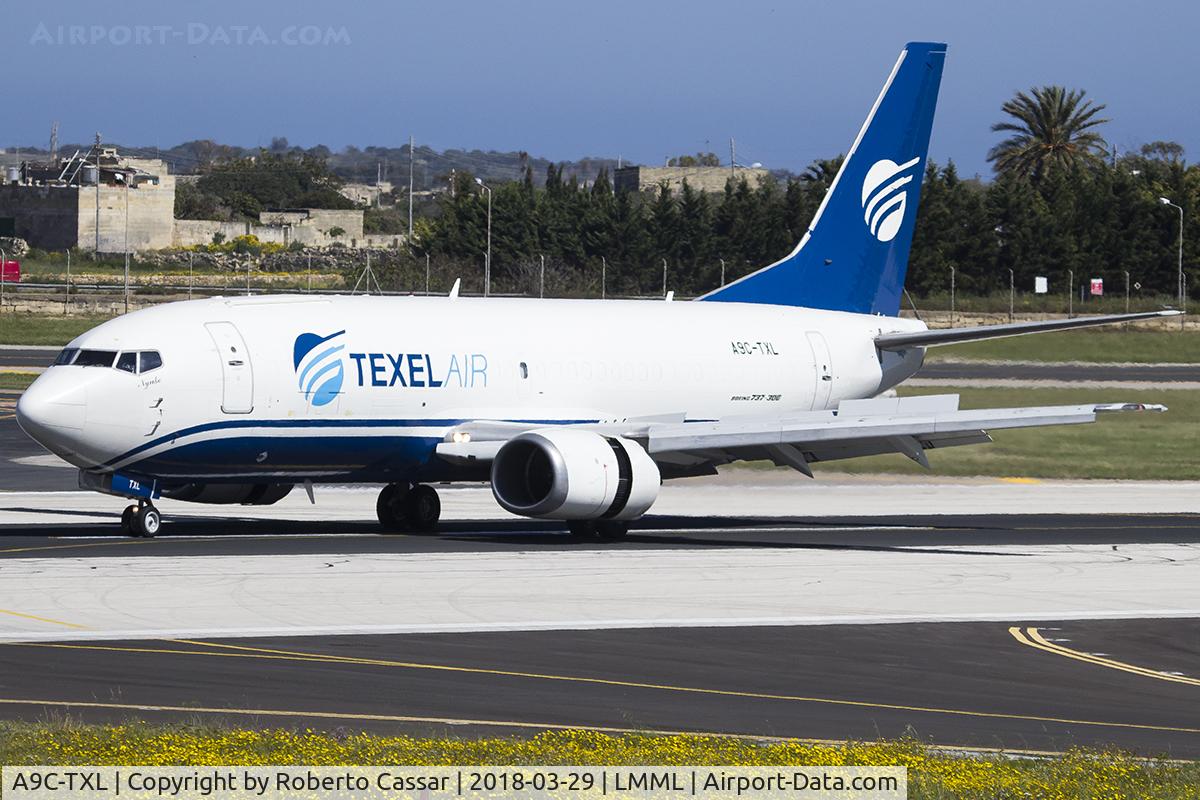 A9C-TXL, 1997 Boeing 737-3Q8/F C/N 28200, Runway 31