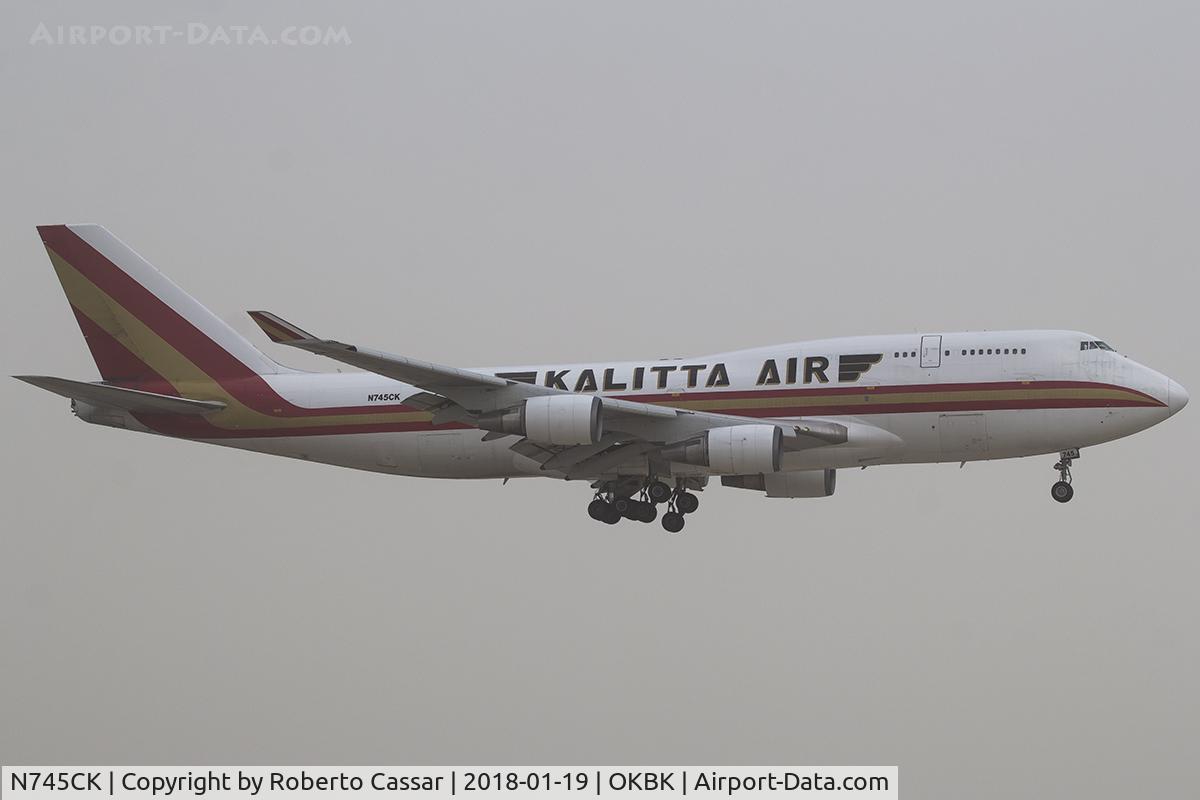N745CK, 1998 Boeing 747-446BCF C/N 26361, Kuwait City