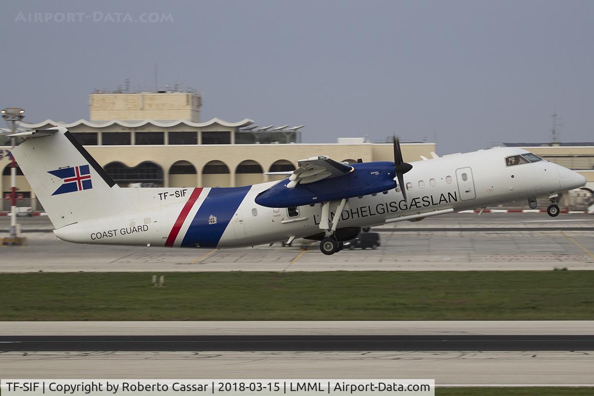 TF-SIF, 2008 De Havilland Canada DHC-8-314 Dash 8 C/N 660, Runway 13