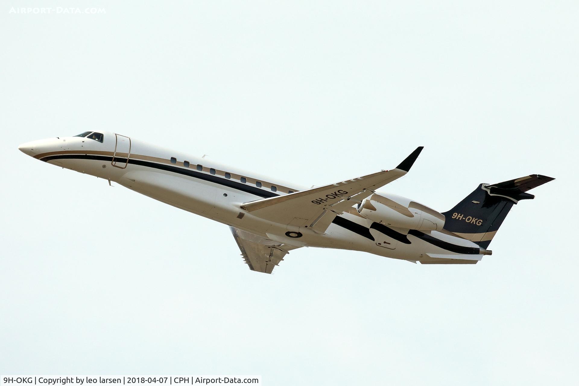 9H-OKG, 2007 Embraer EMB-135BJ Legacy 600 C/N 14500986, Copenhagen 7.4.2018