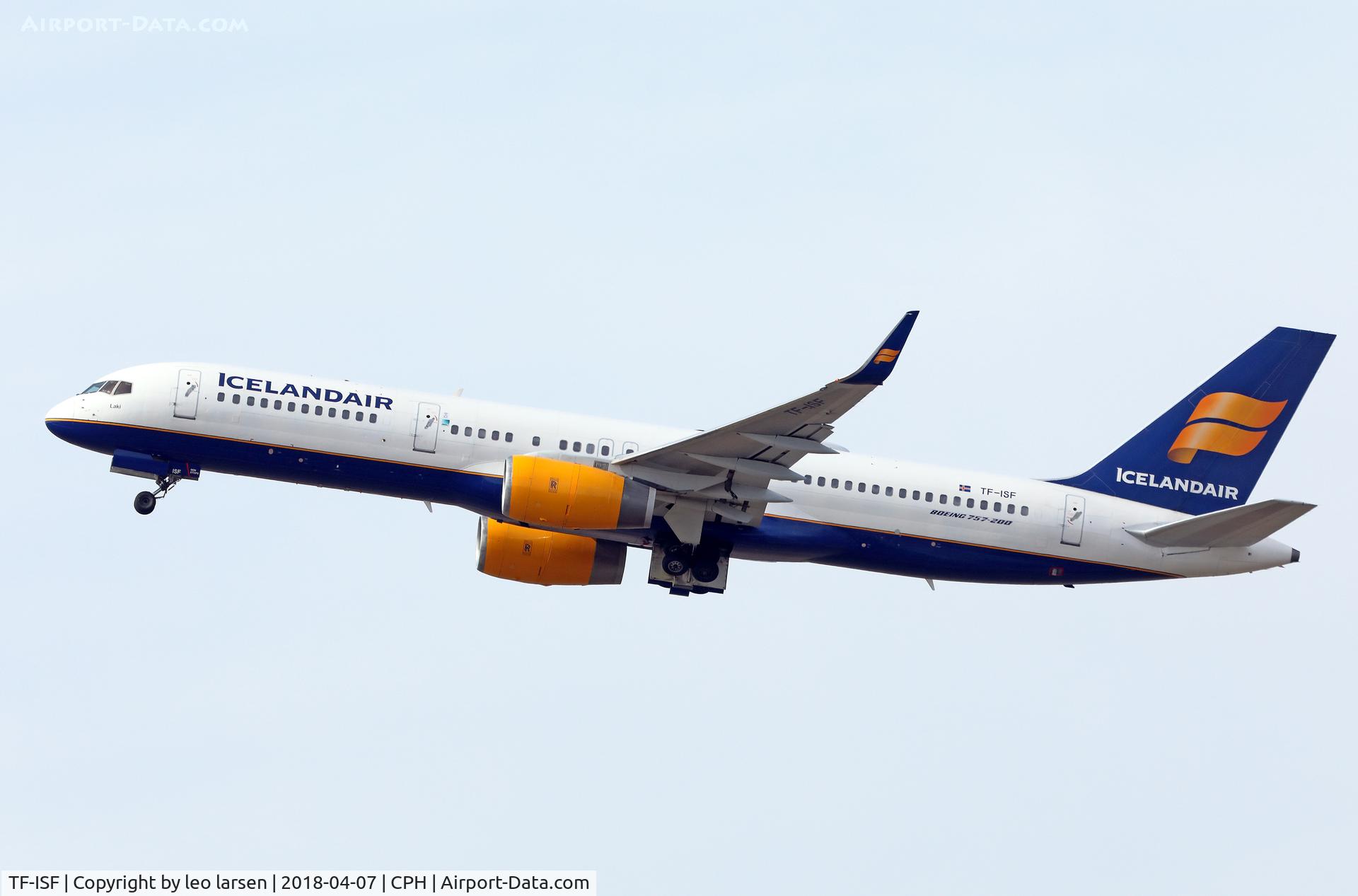 TF-ISF, 1991 Boeing 757-223 C/N 24595, Copenhagen 7.4.2018