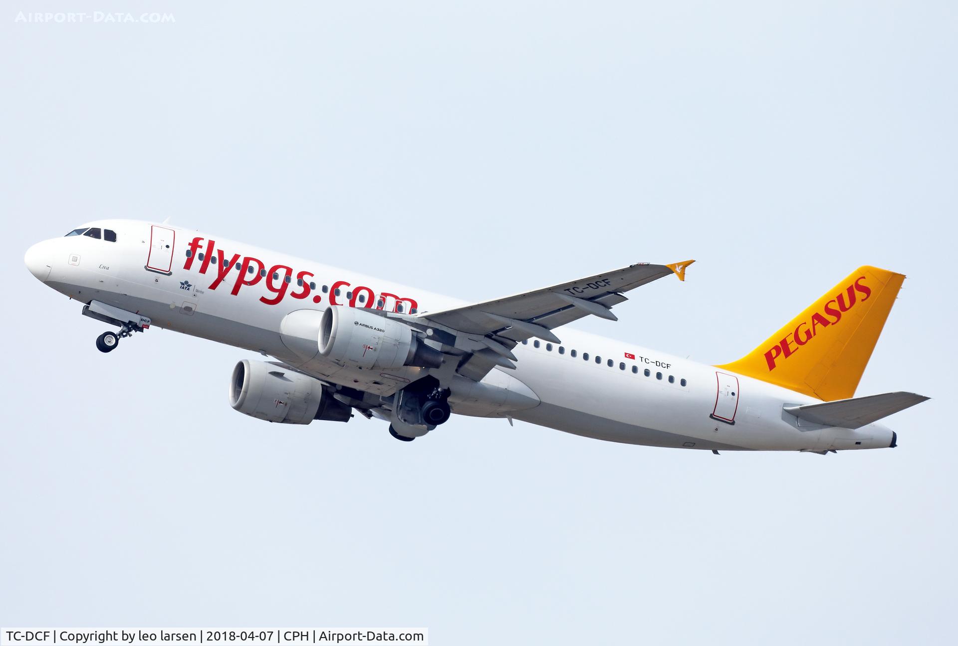 TC-DCF, 2009 Airbus A320-216 C/N 3831, Copenhagen 7.4.2018