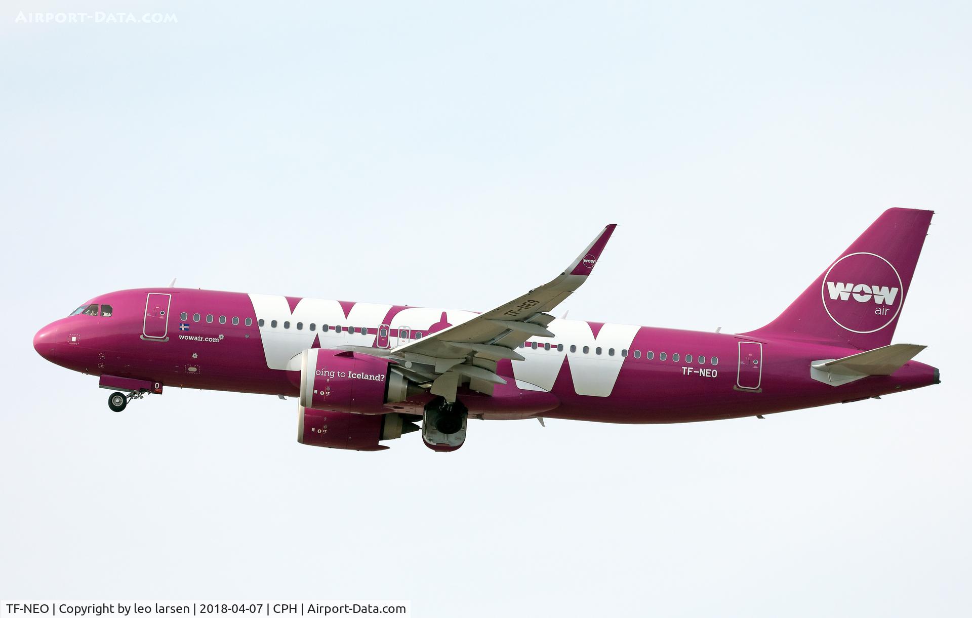 TF-NEO, 2017 Airbus A320-251N C/N 7560, Copenhagen 7.4.2018