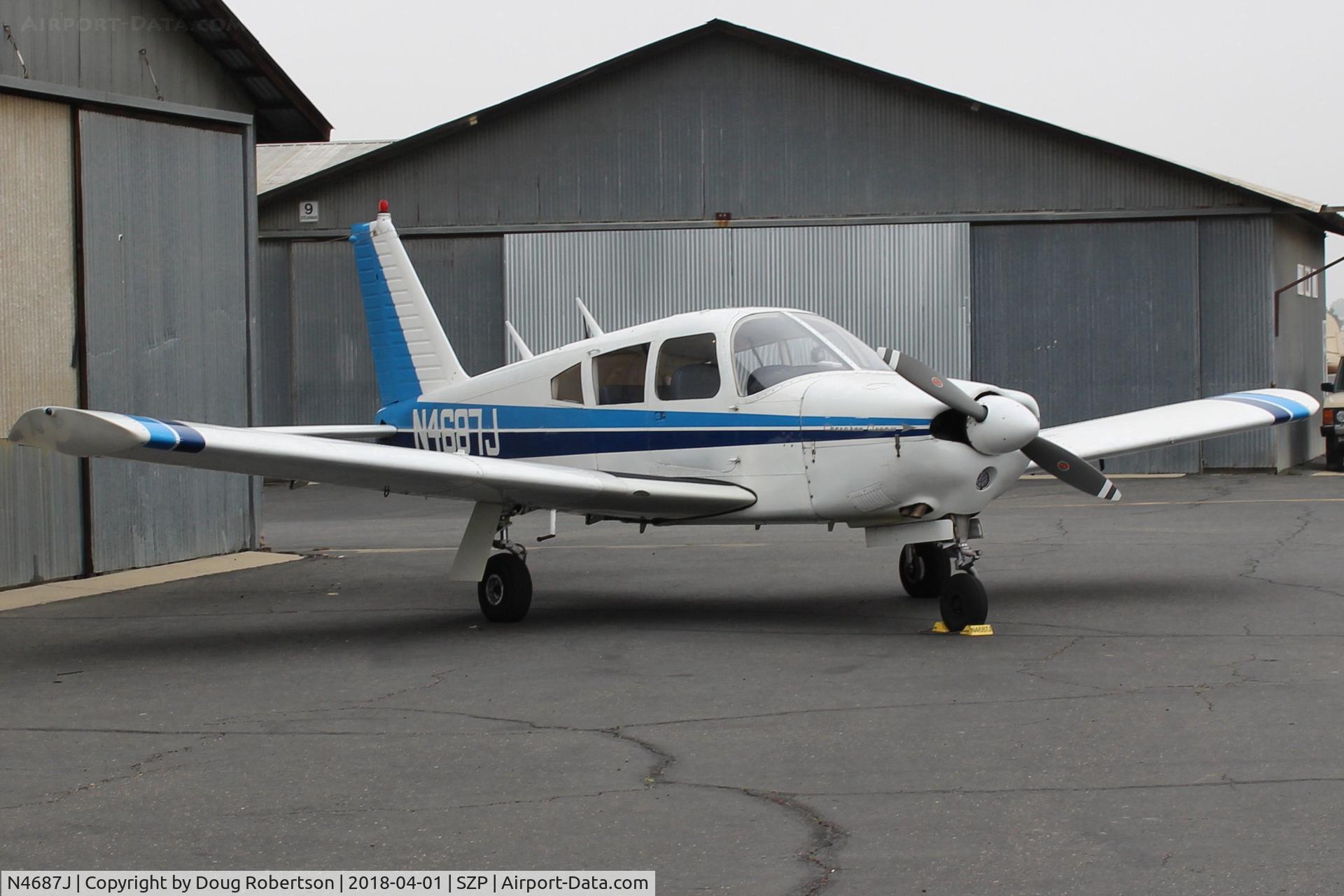 N4687J, 1968 Piper PA-28R-180 Cherokee Arrow C/N 28R-30589, 1968 Piper PA-28R-180 ARROW, Lycoming IO-360 180 Hp
