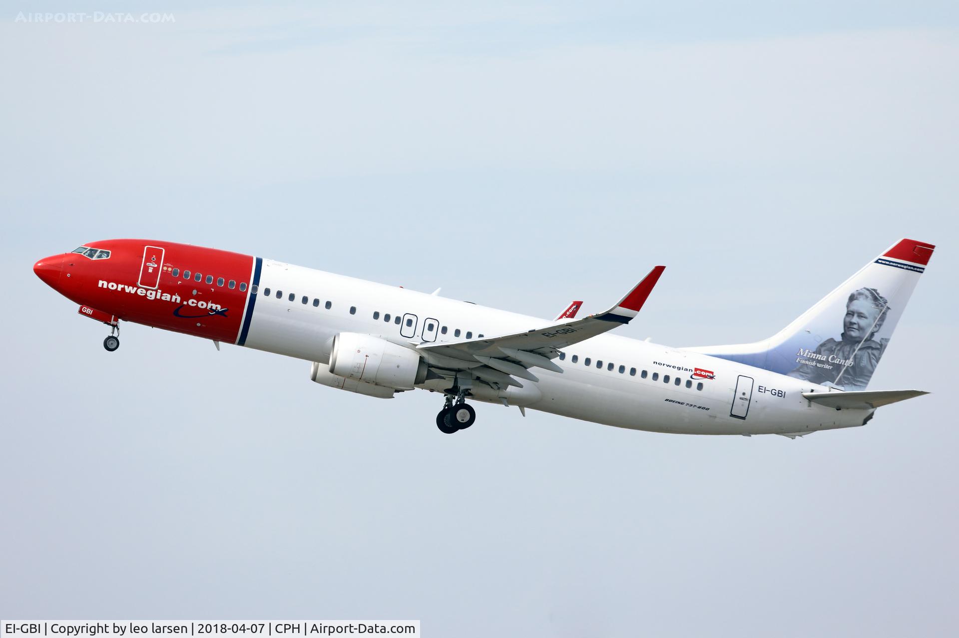 EI-GBI, 2012 Boeing 737-8JP C/N 39434, Copenhagen 7.4.2018