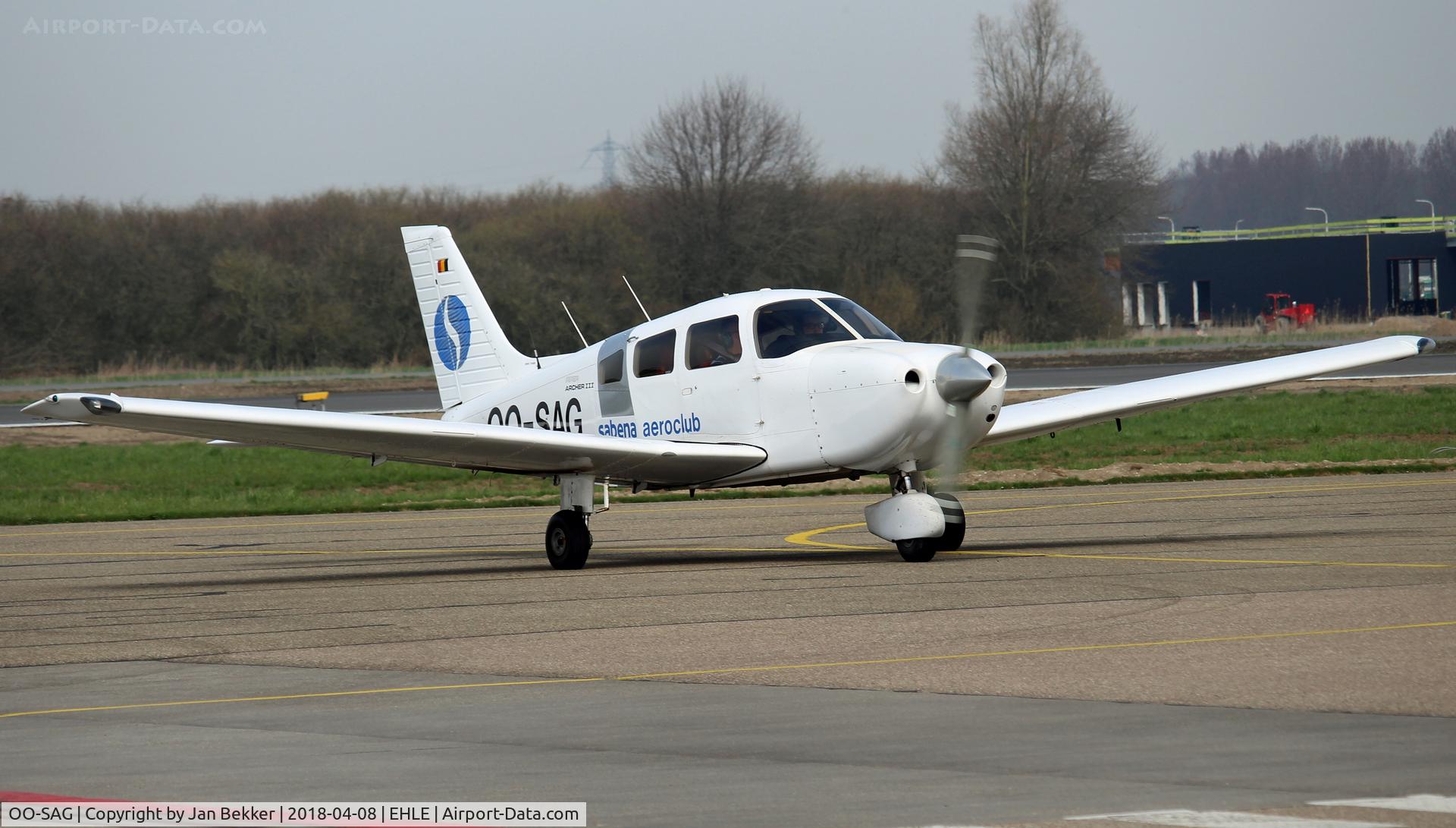 OO-SAG, Piper PA-28-181 Archer III C/N 2843093, Lelystad Airport