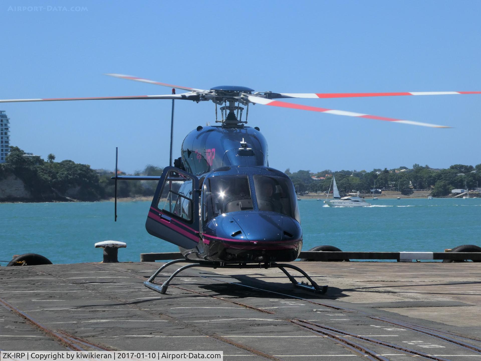 ZK-IRP, Bell 427 C/N 56078, At Seeport