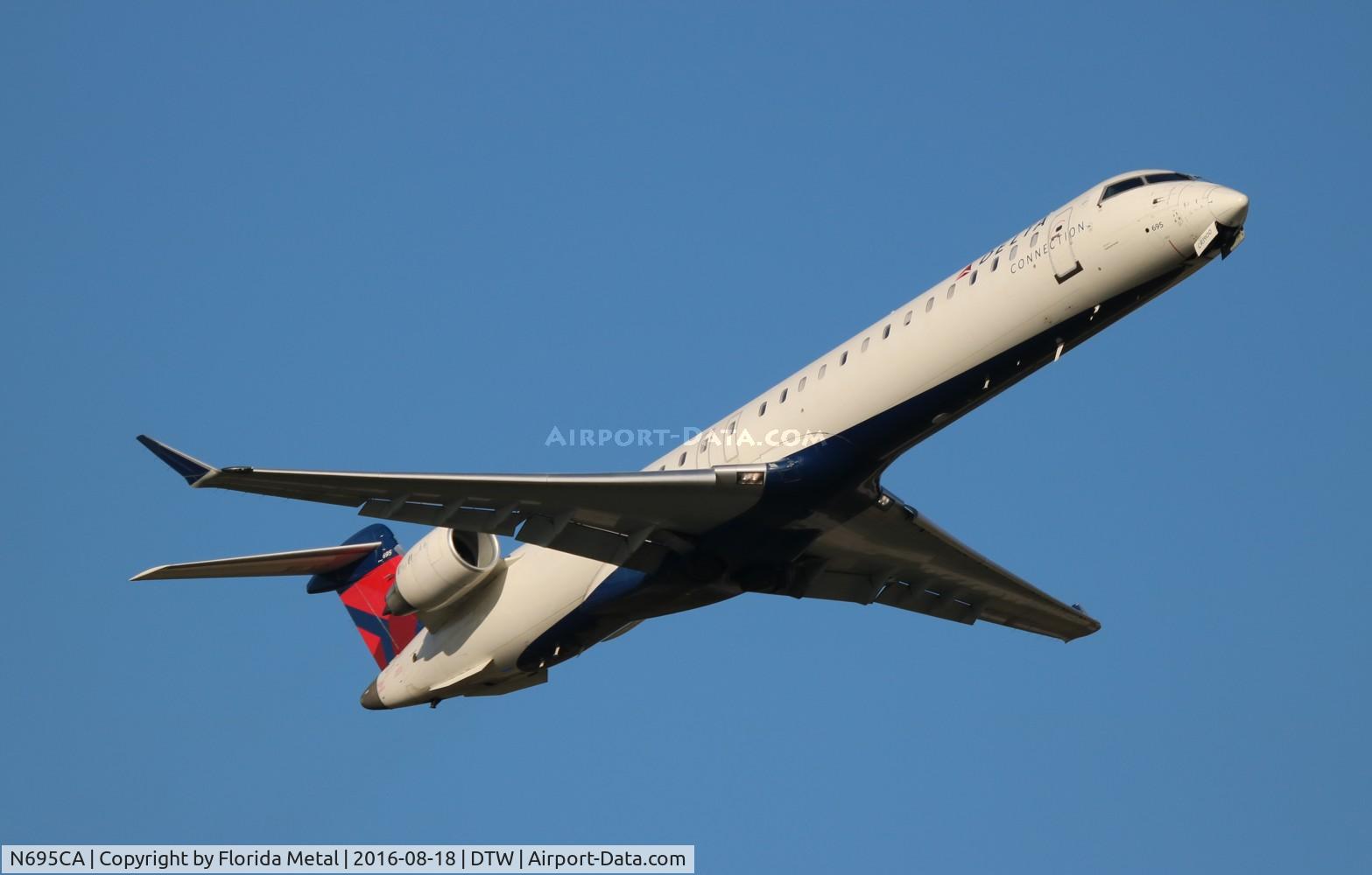 N695CA, 2006 Bombardier CRJ-900ER (CL-600-2D24) C/N 15097, Delta Connection
