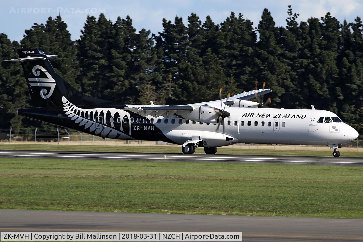ZK-MVH, 2015 ATR 72-212A C/N 1304, strong nw x wind