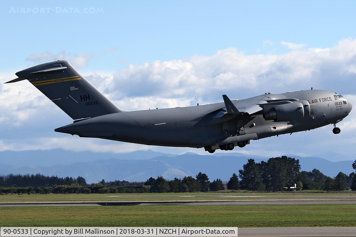 90-0533, 2000 McDonnell Douglas C-17A Globemaster III C/N P-8, away for a display at Warbirds