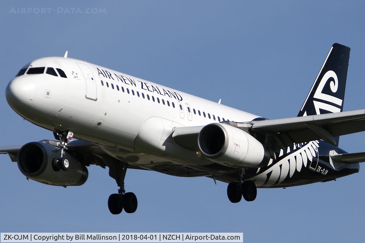 ZK-OJM, 2005 Airbus A320-232 C/N 2533, in from MEL