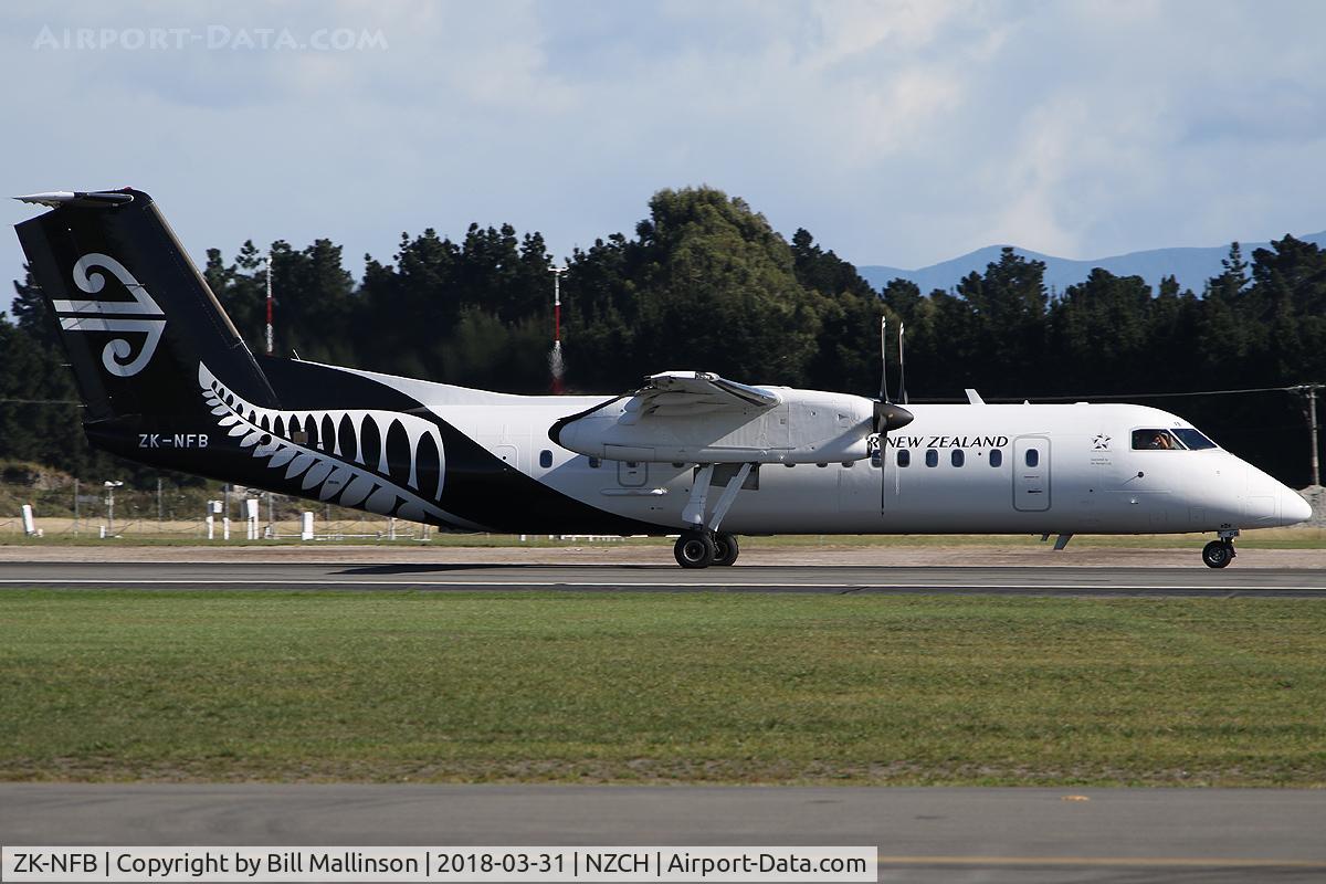 ZK-NFB, 2009 De Havilland Canada DHC-8-311 Dash 8 C/N 670, In from DUD